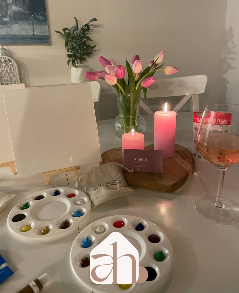 Kit de pintura con champán para una experiencia creativa de cumpleaños, foto 7