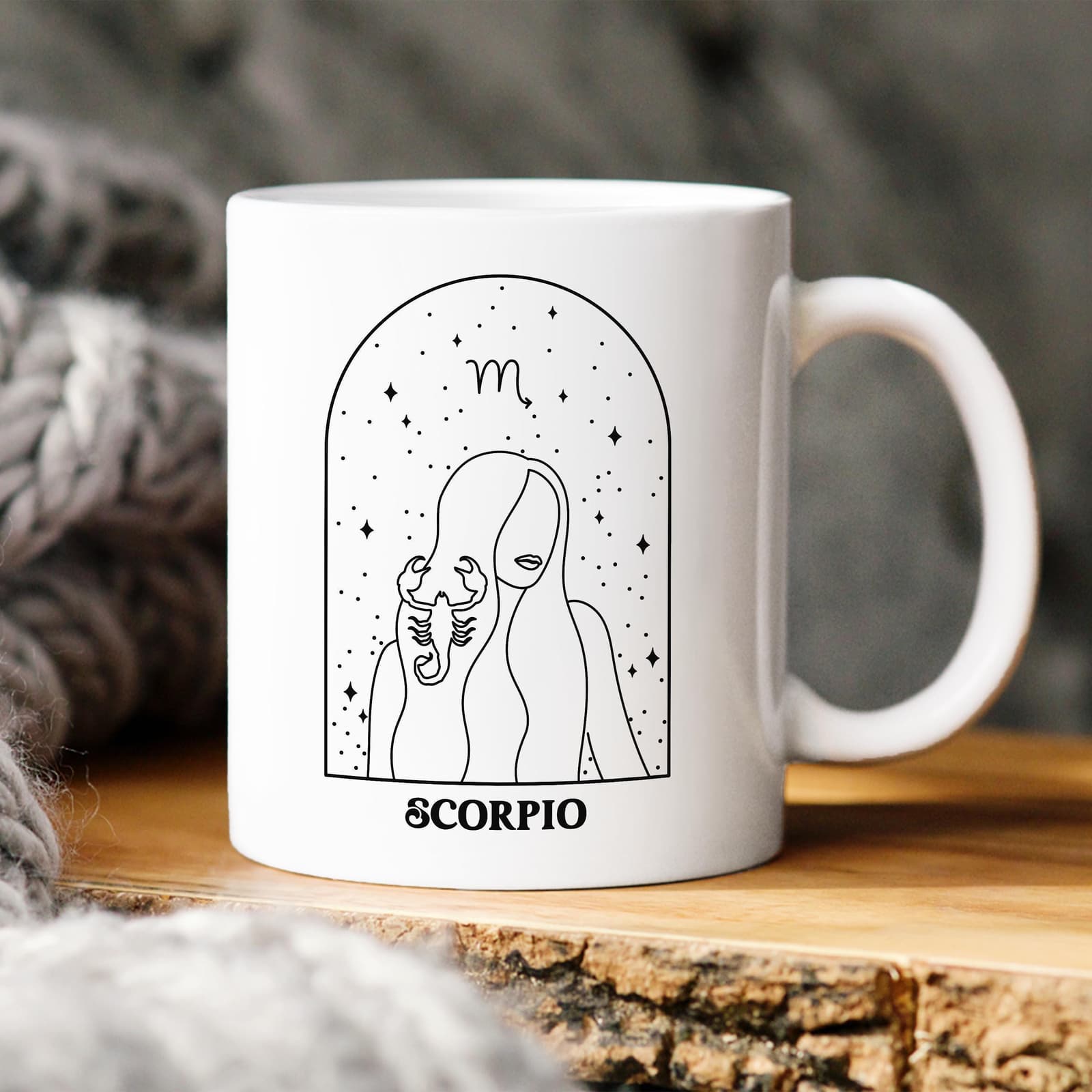 Taza del signo Escorpio, foto 5