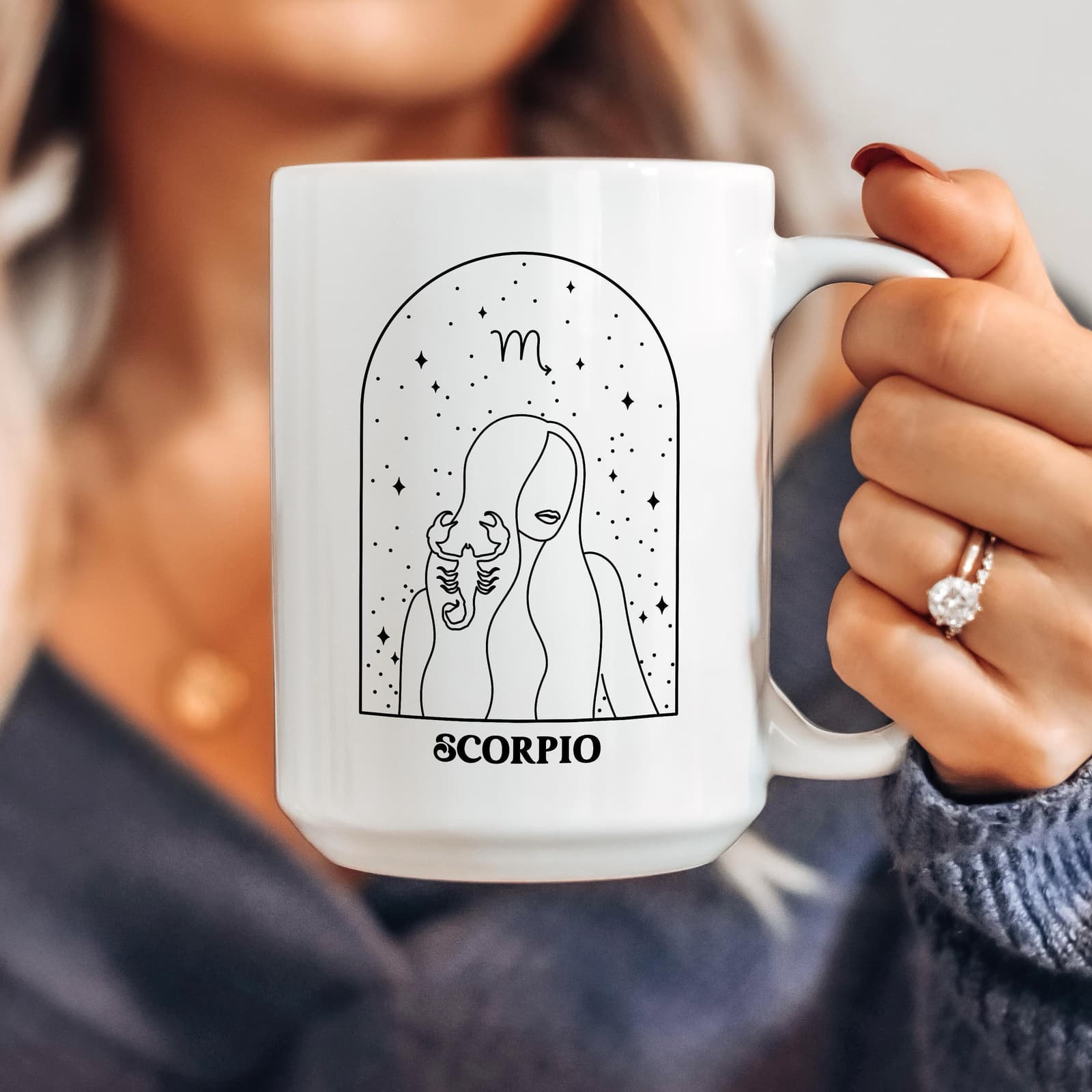 Taza del signo Escorpio, foto 2