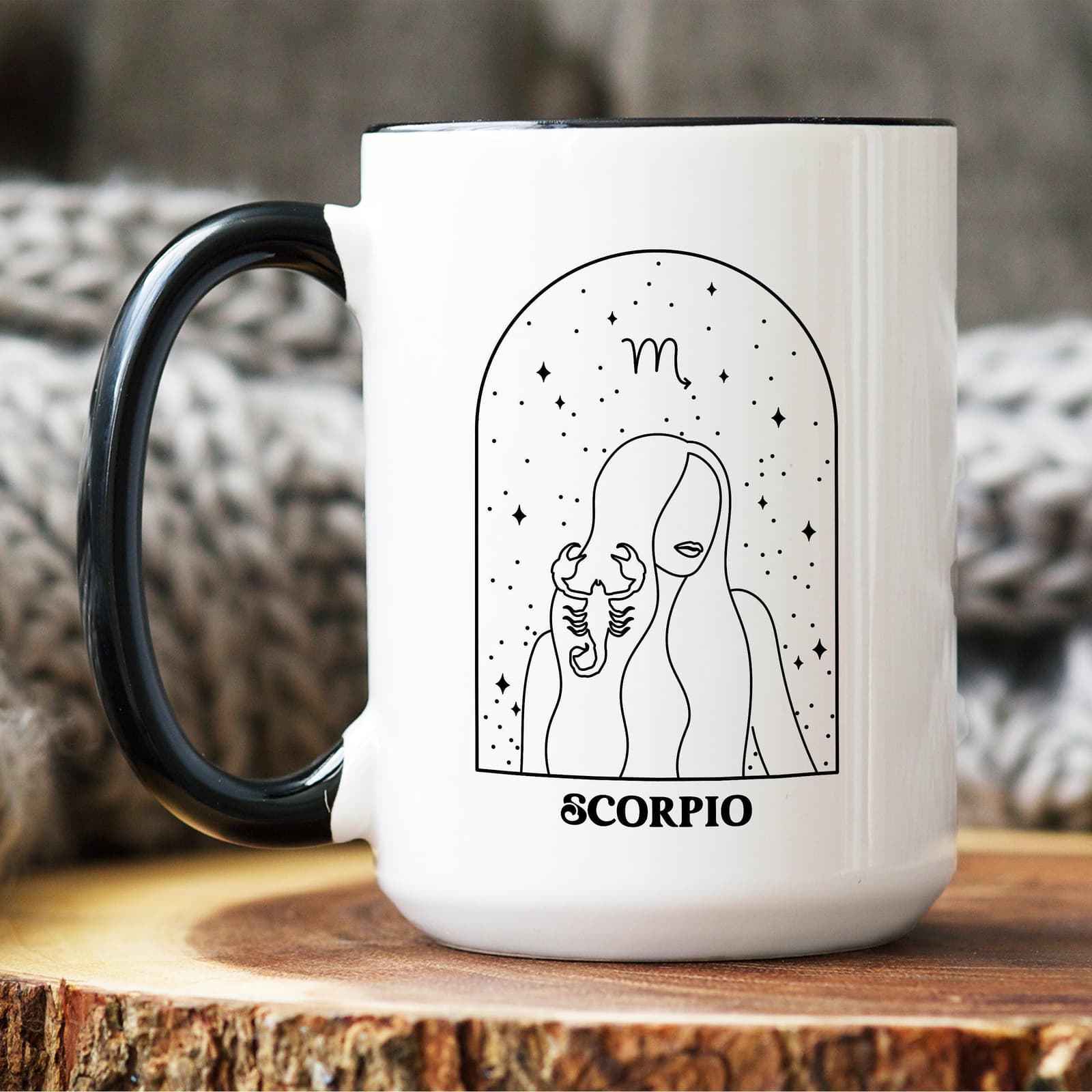 Taza del signo Escorpio, foto 3