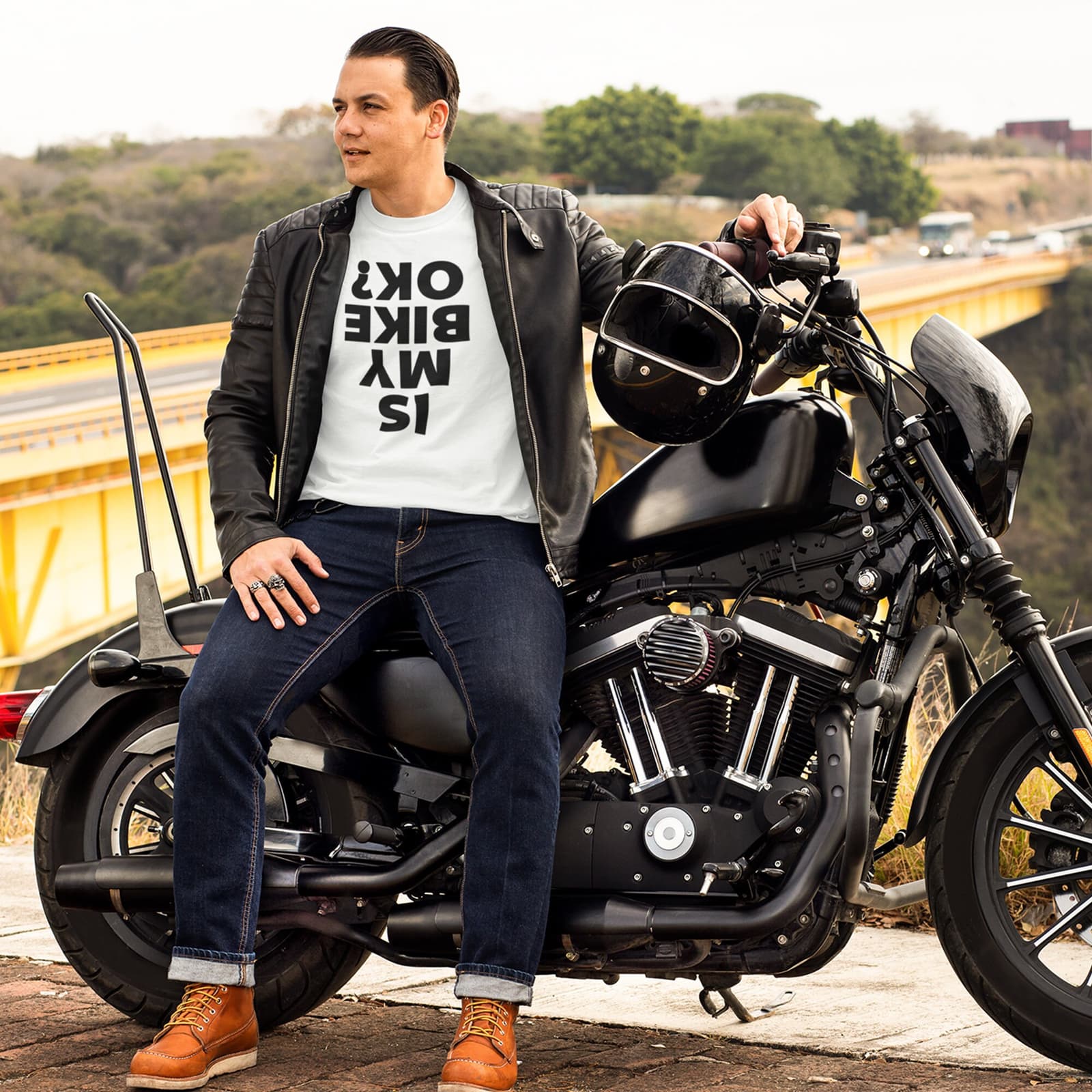 Camiseta divertida para amantes de la moto y el ciclismo, foto 2