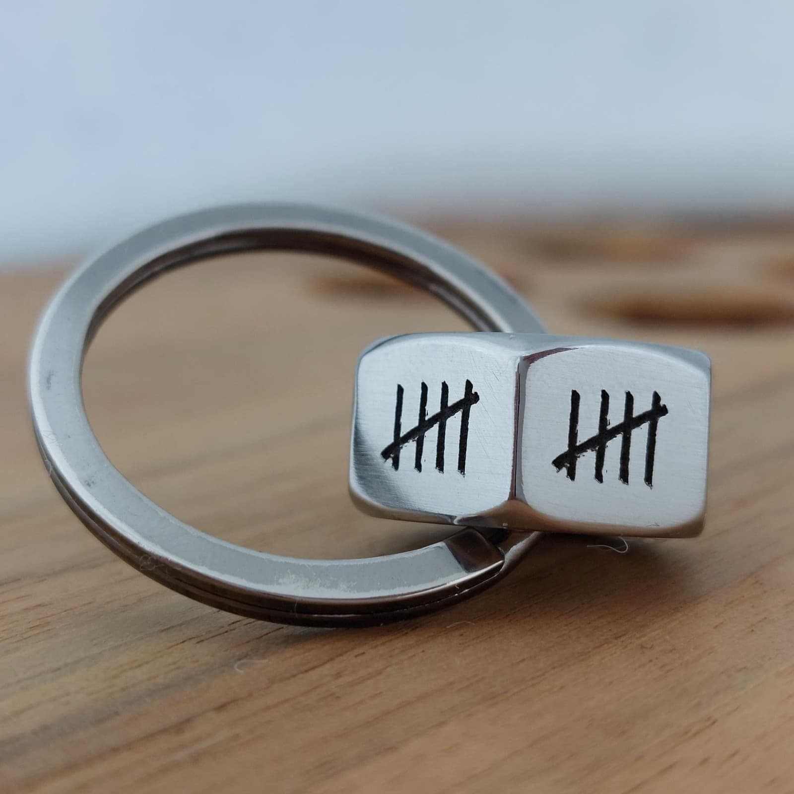 Llavero tuerca personalizado de bodas de plata, foto 3