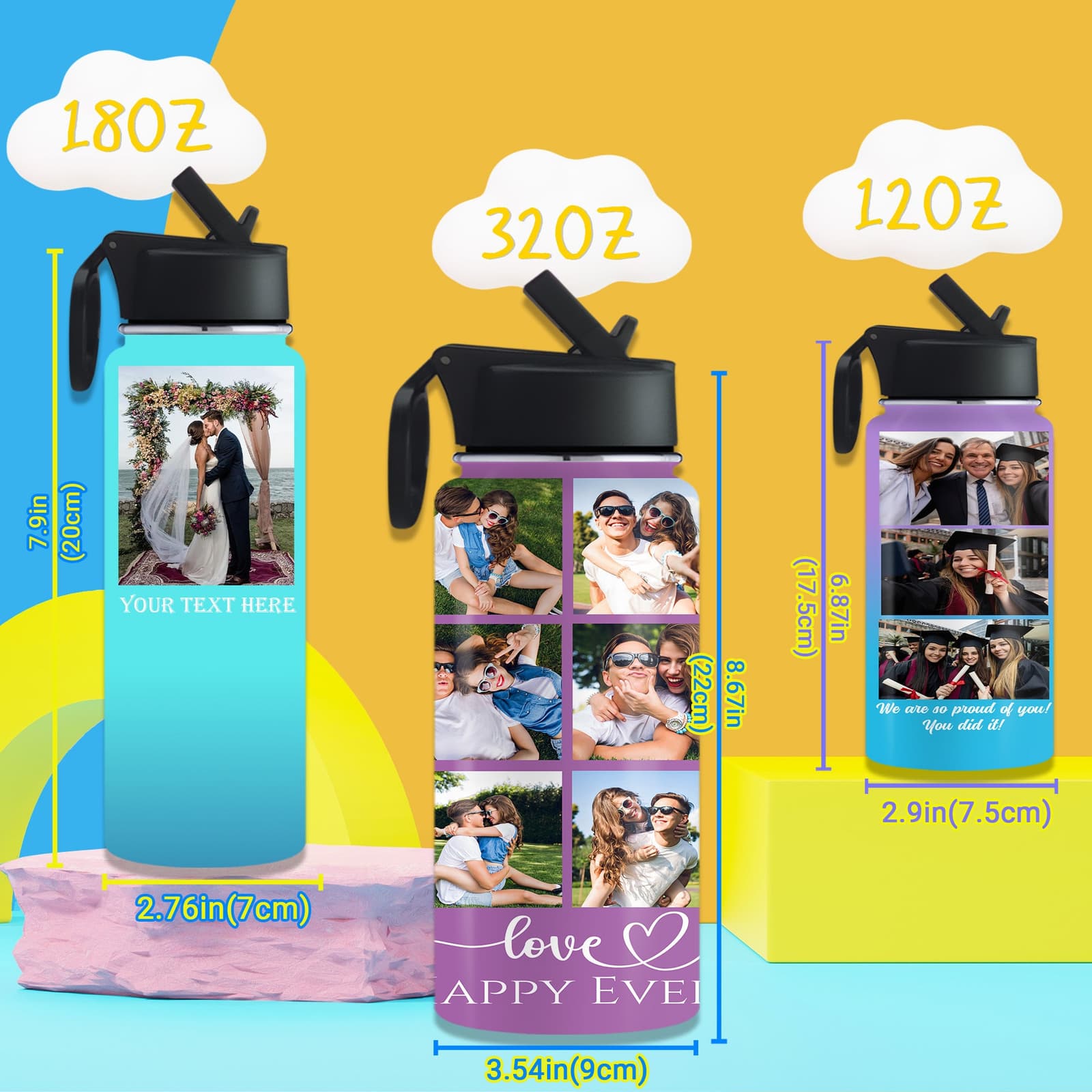 Botella térmica personalizada con foto, foto 4