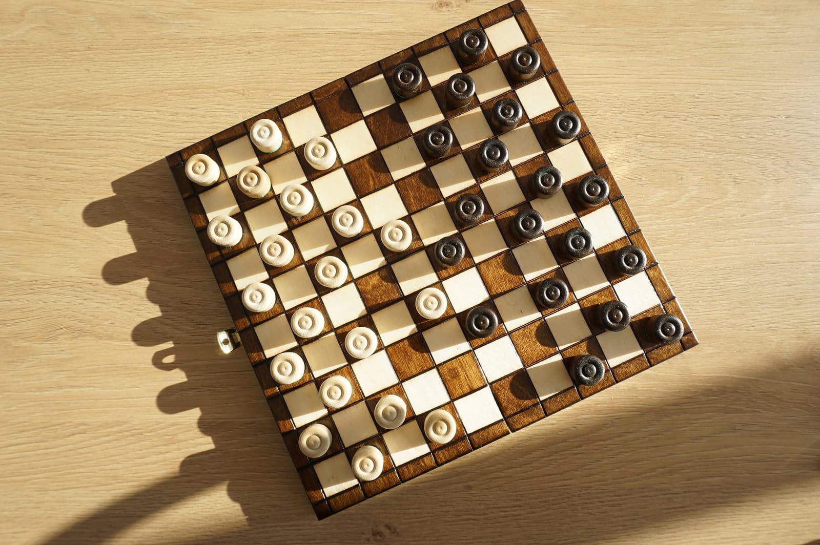 Juego de damas de madera personalizado, foto 3