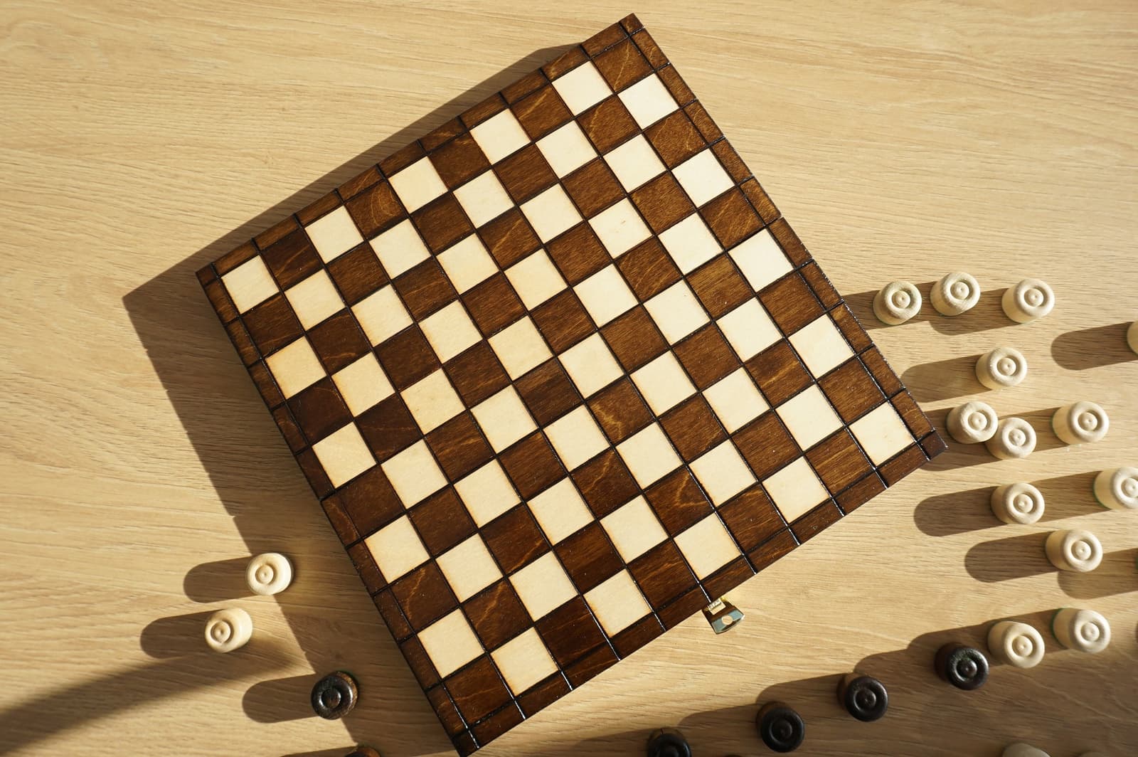 Juego de damas de madera personalizado, foto 9