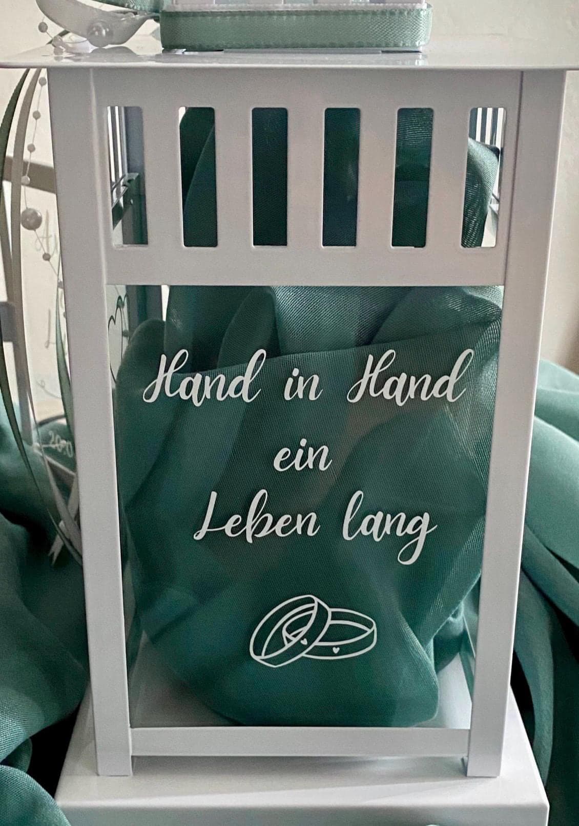 Farolillo personalizado para bodas de plata u oro, foto 4