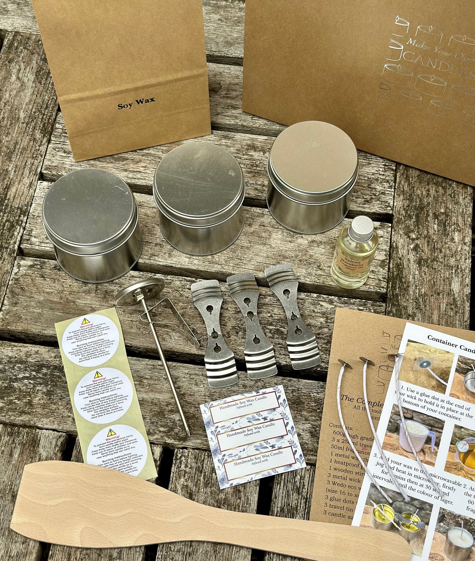 Kit para hacer velas de soja aromáticas, foto 2