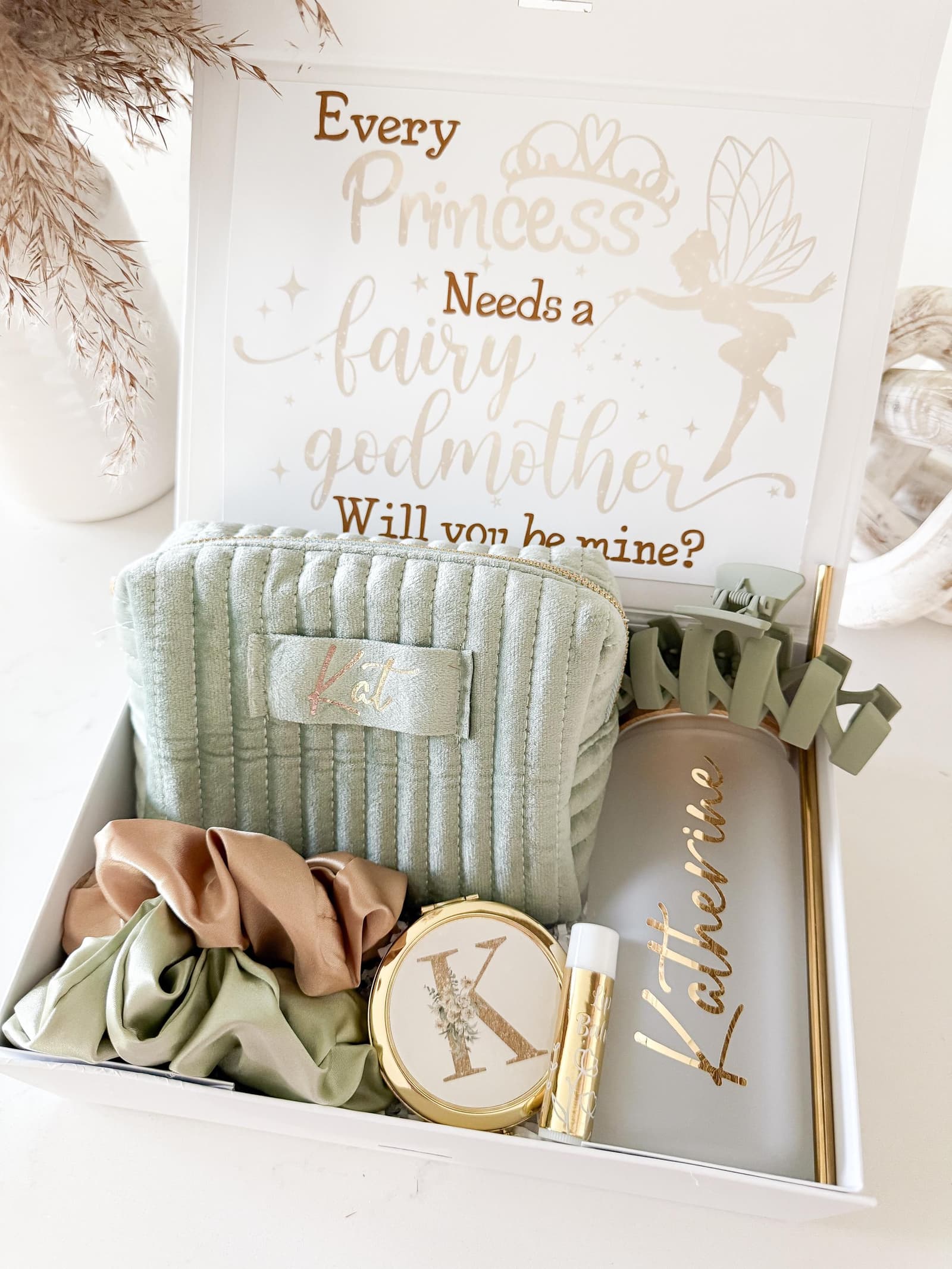 Caja regalo personalizada para pedir ser madrina, foto 3