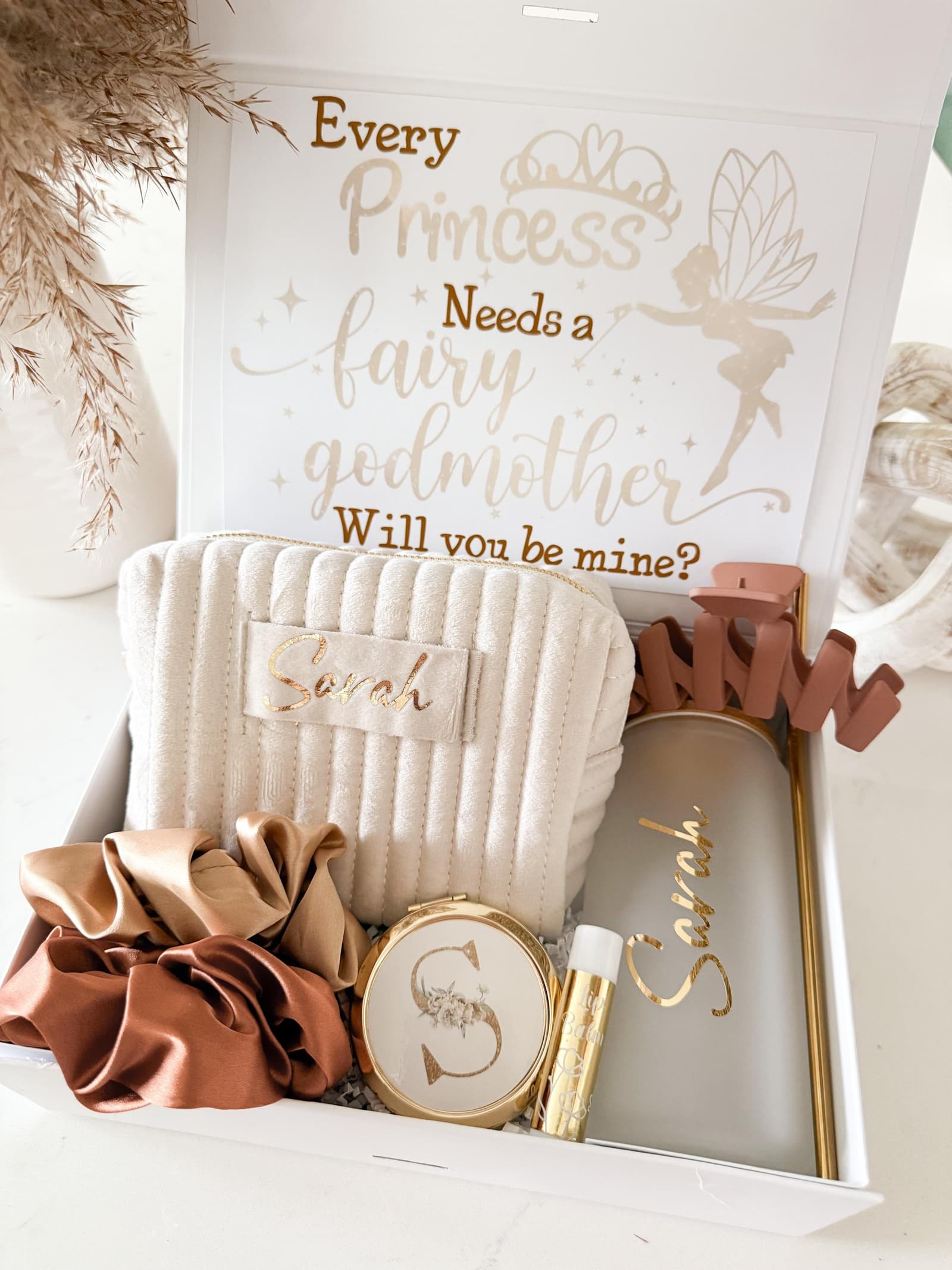 Caja regalo personalizada para pedir ser madrina, foto 4