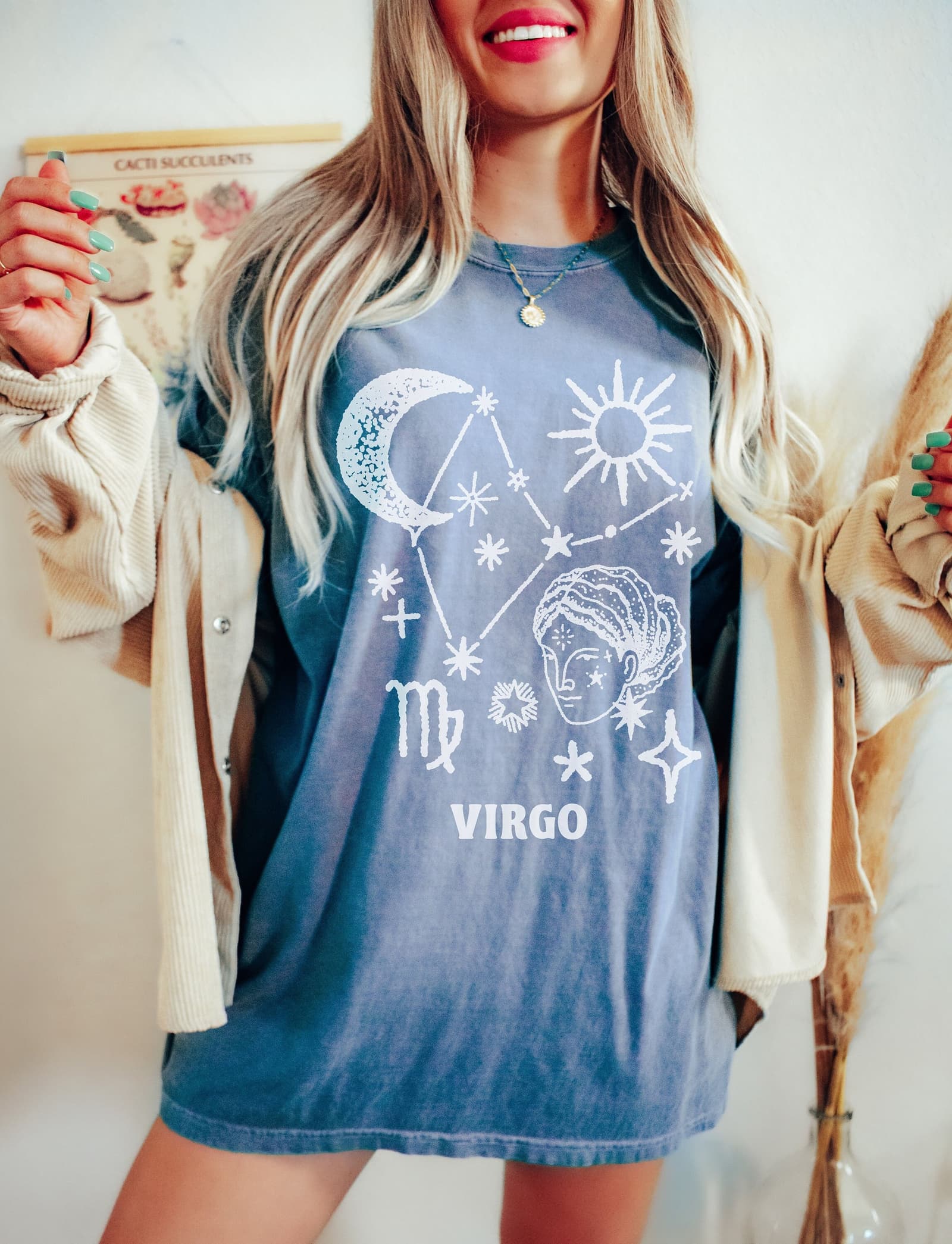 Camiseta con el símbolo del signo de Virgo