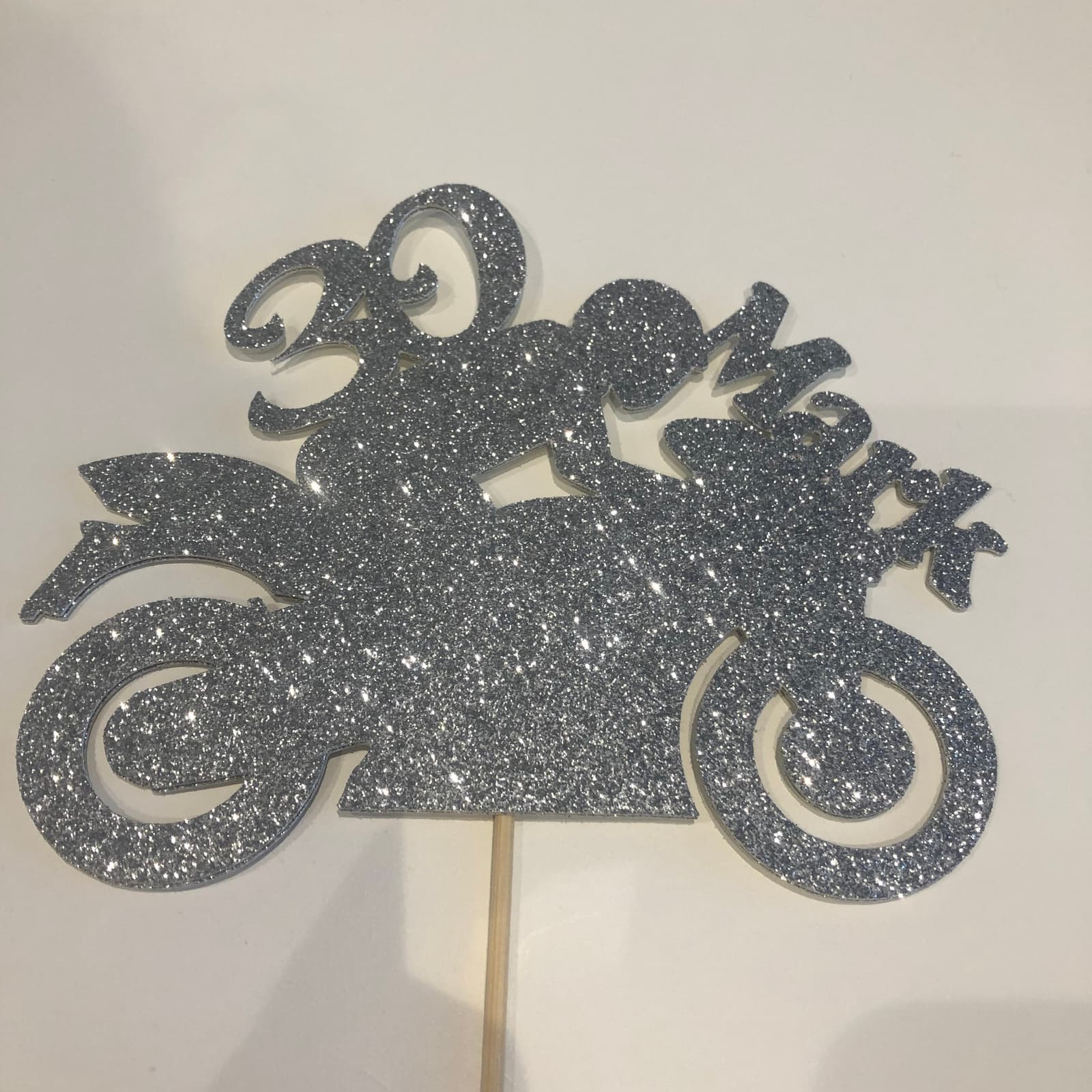 Topper de tarta de moto para cumpleaños, foto 7