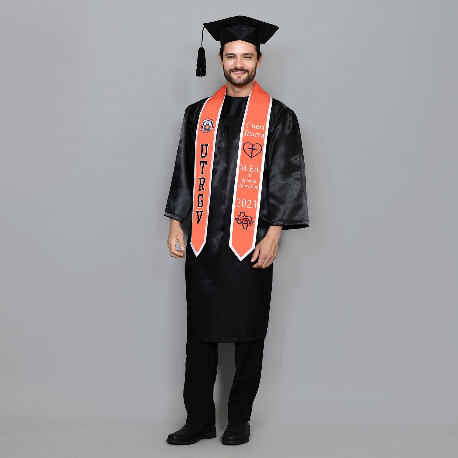 Estola de graduación personalizada con bordado, foto 8