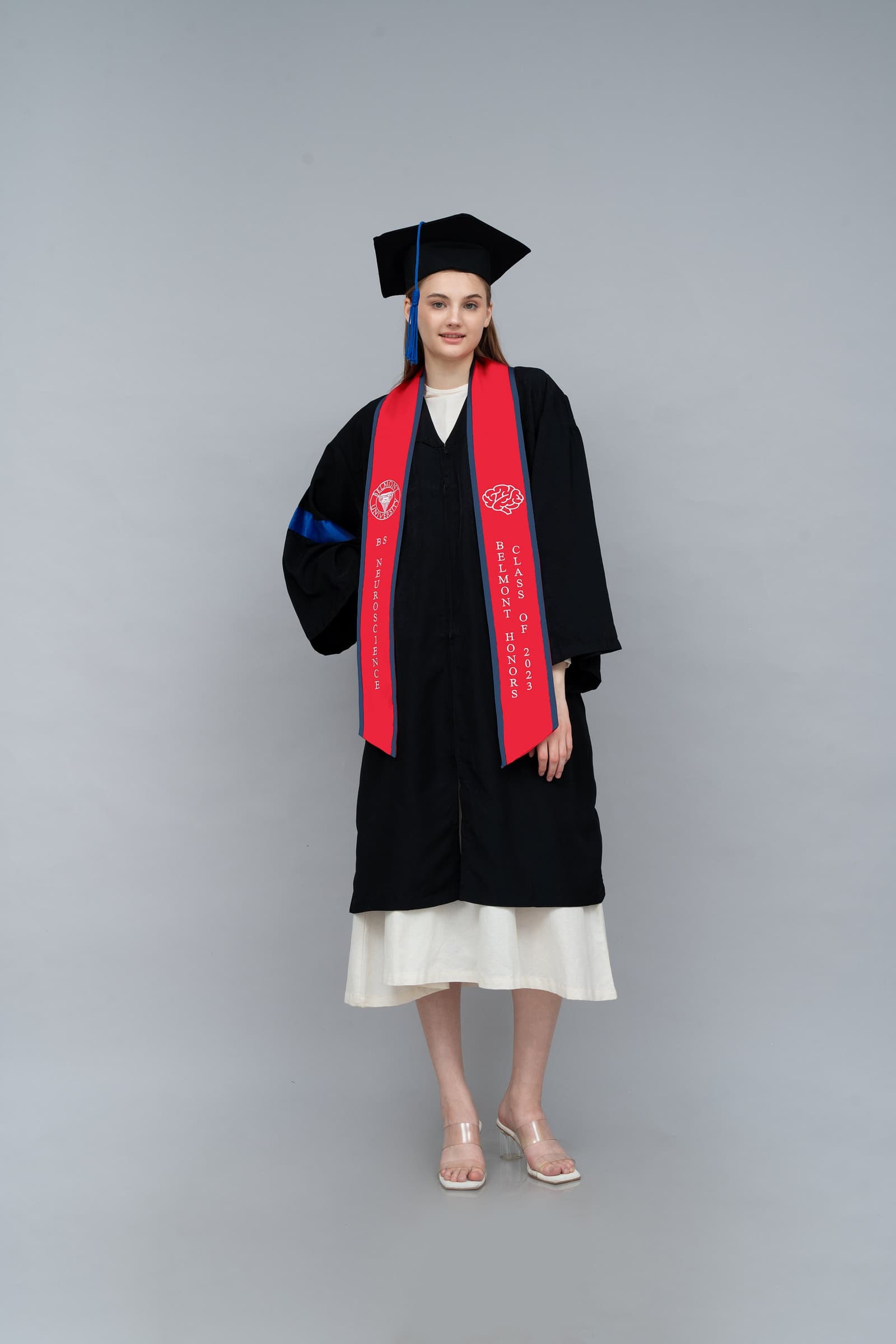 Estola de graduación personalizada con bordado, foto 6