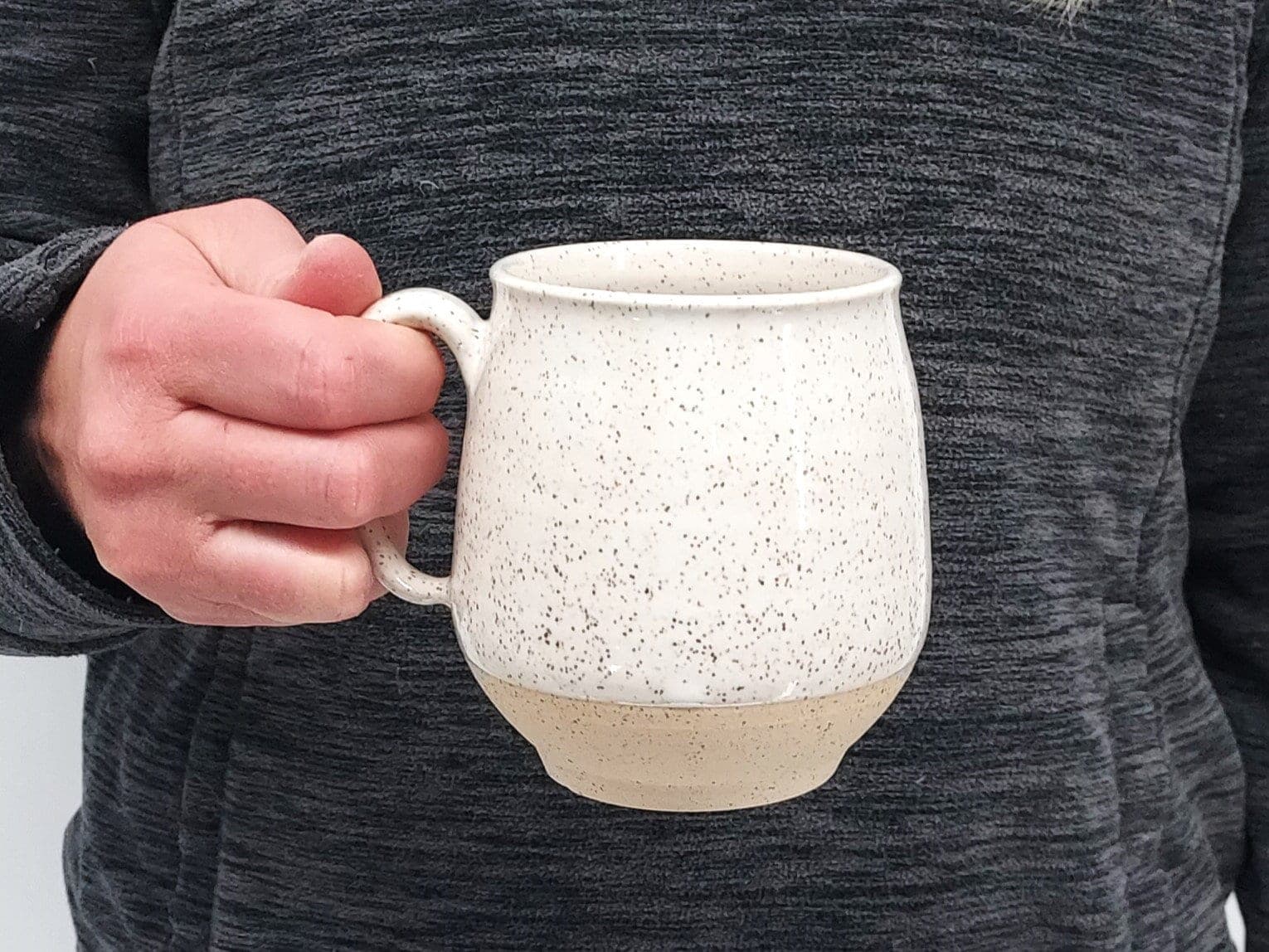 Set de 4 tazas de cerámica artesanal para la cocina, foto 5