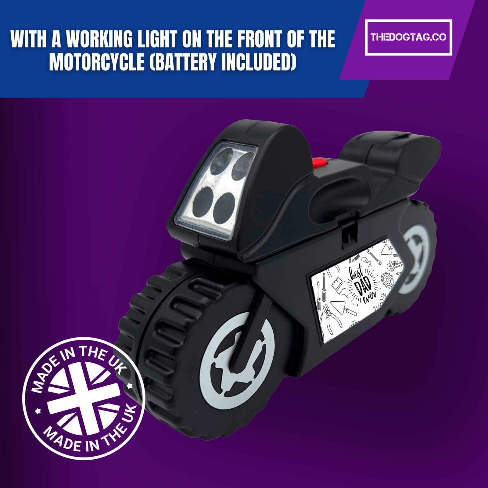 Kit de herramientas de moto personalizado con foto, foto 3