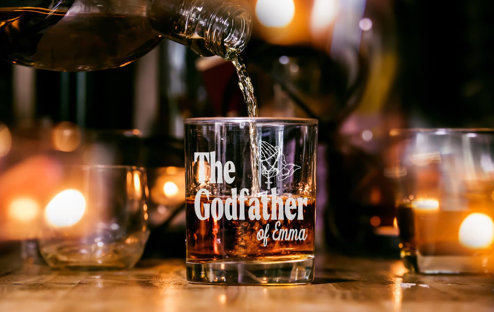 Vaso de whisky personalizado para el padrino, foto 7