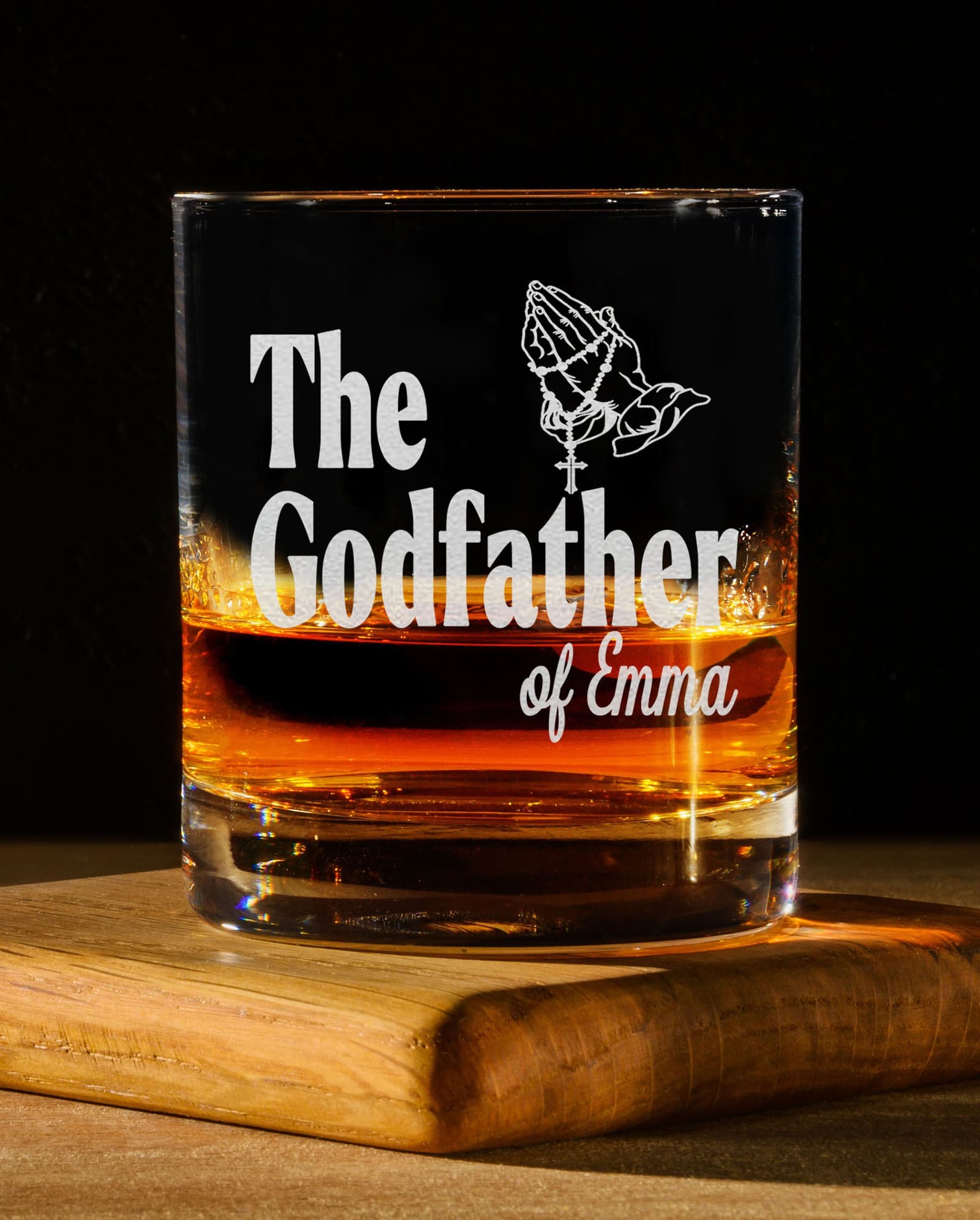 Vaso de whisky personalizado para el padrino, foto 5