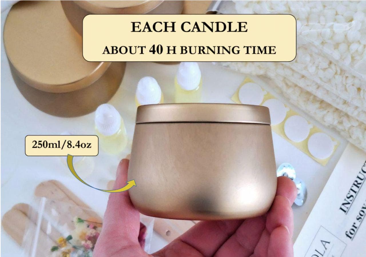 Large Candle making kit, Soy wax, DIY candle kit, Do it yourself Craft kit, Make your own candle, Craft supplies, Personalised candles
