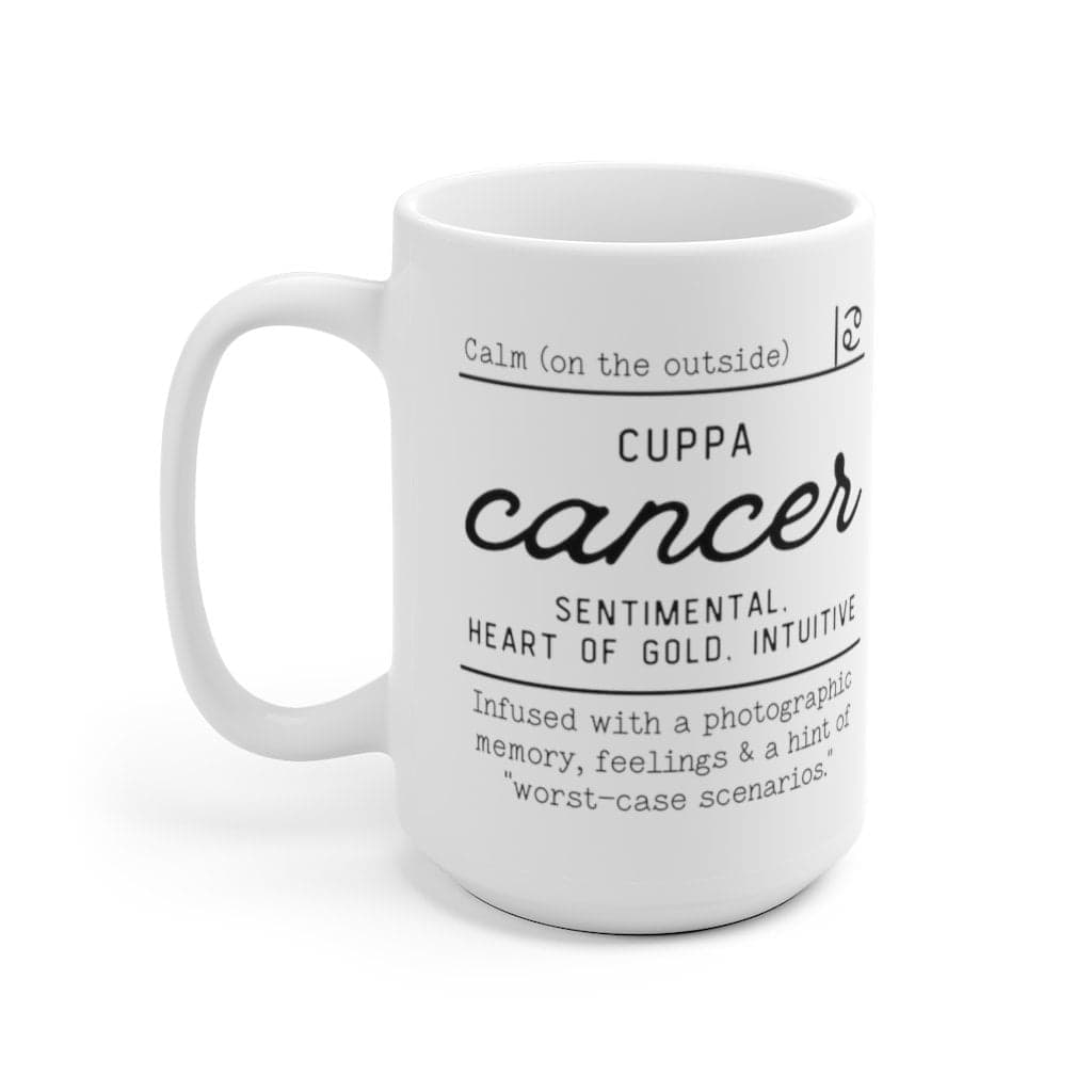 Taza del signo Cáncer estilo botica, foto 6