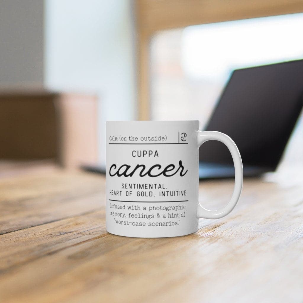 Taza del signo Cáncer estilo botica, foto 5