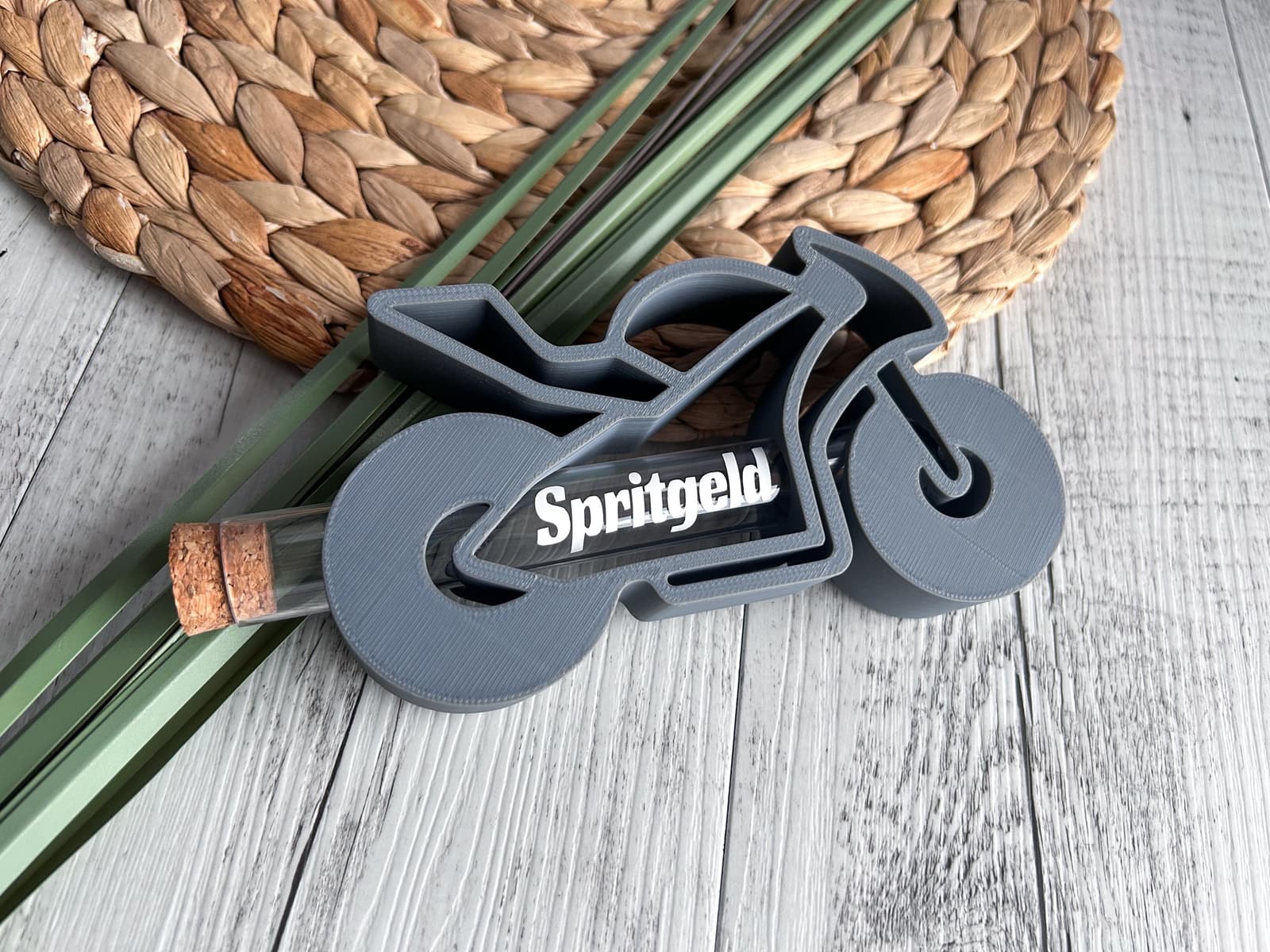 Soporte de diseño para regalar dinero en moto, foto 17