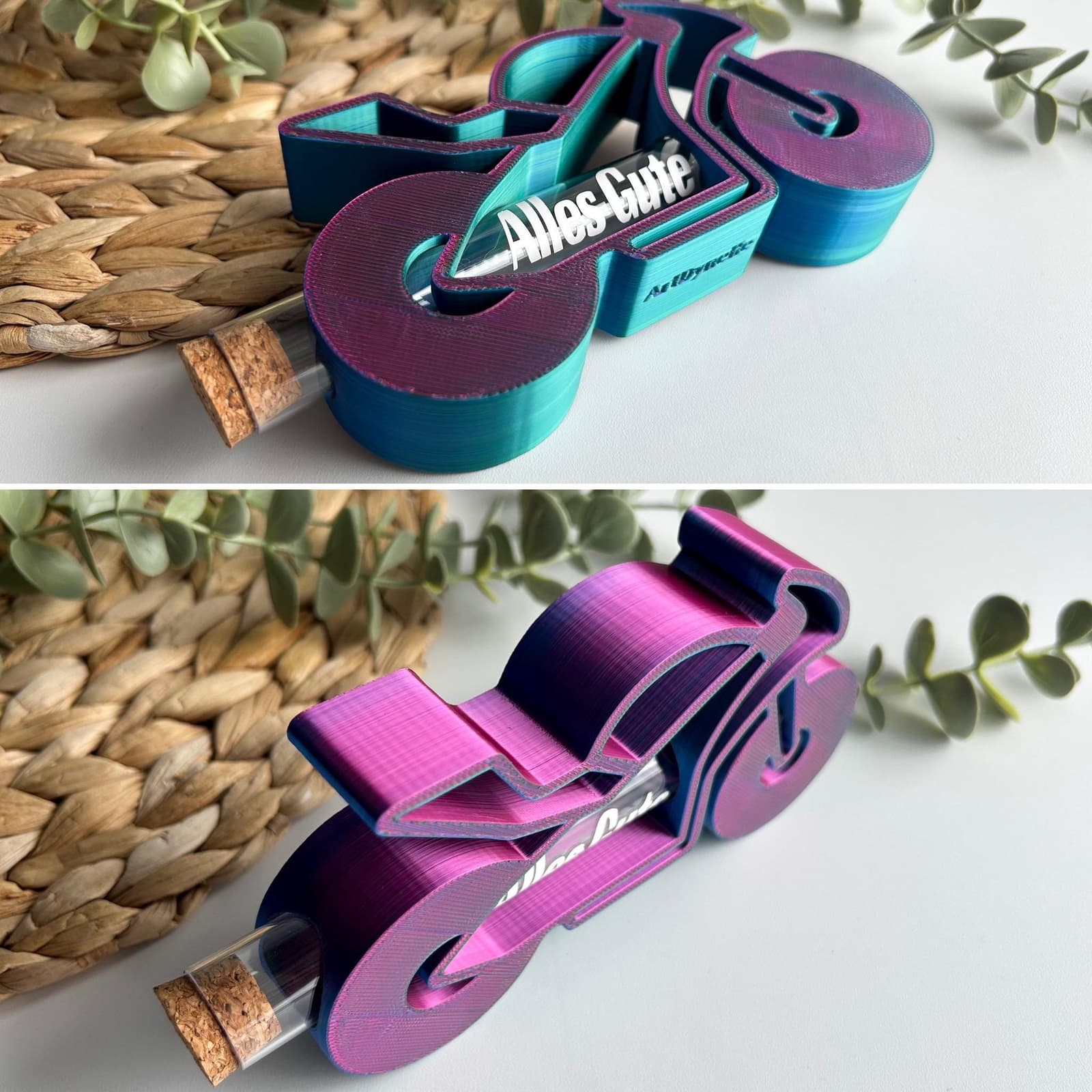 Soporte de diseño para regalar dinero en moto, foto 4