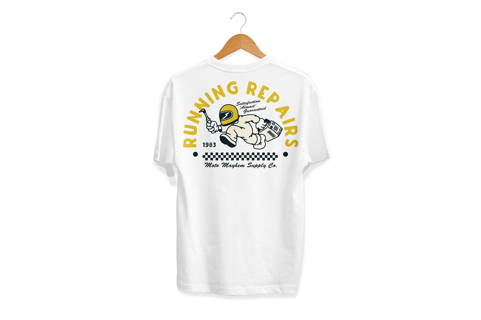 Camiseta de mecánico de moto Running Repairs