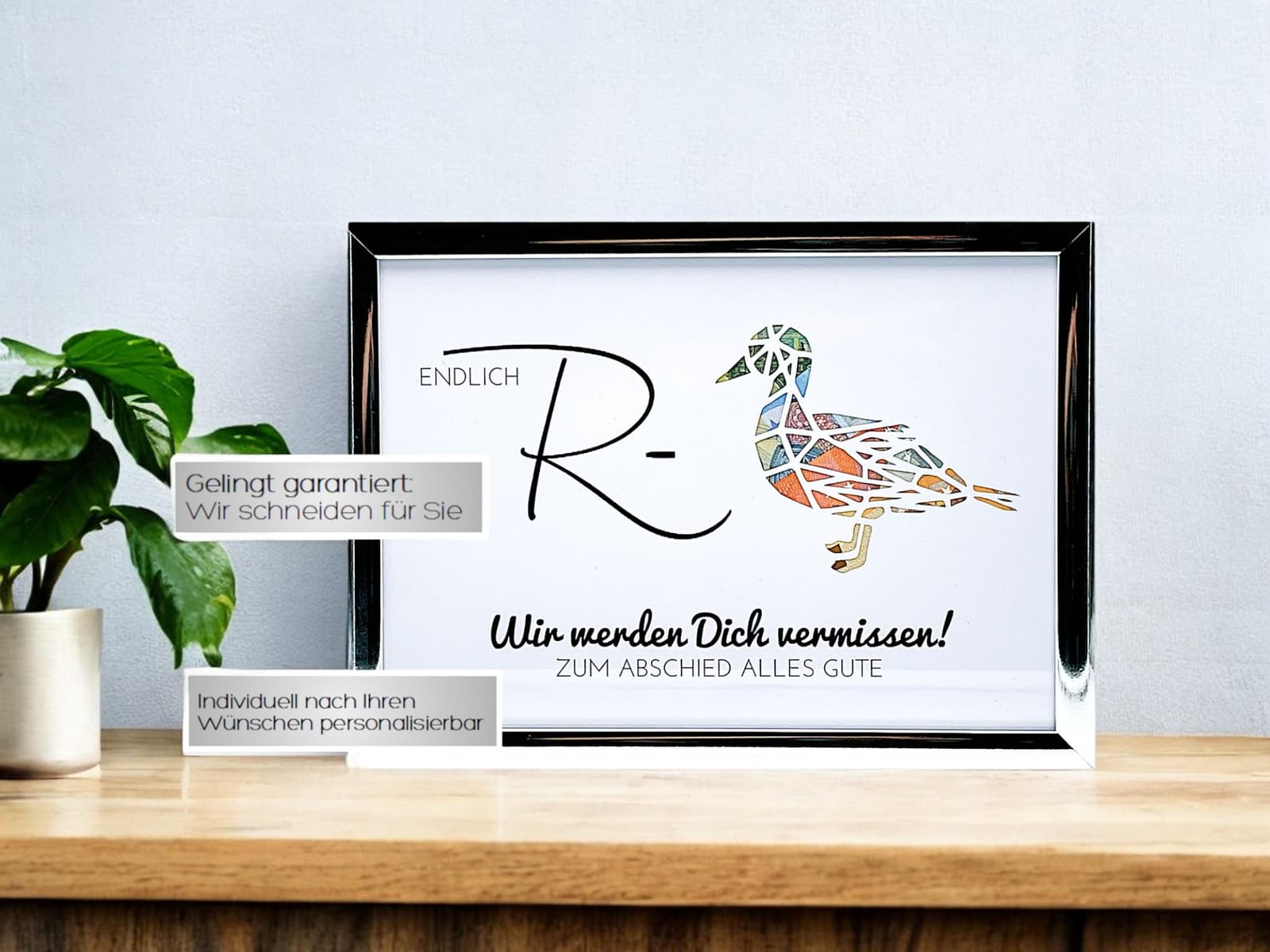 Cuadro personalizado de jubilación para regalar dinero, foto 3,