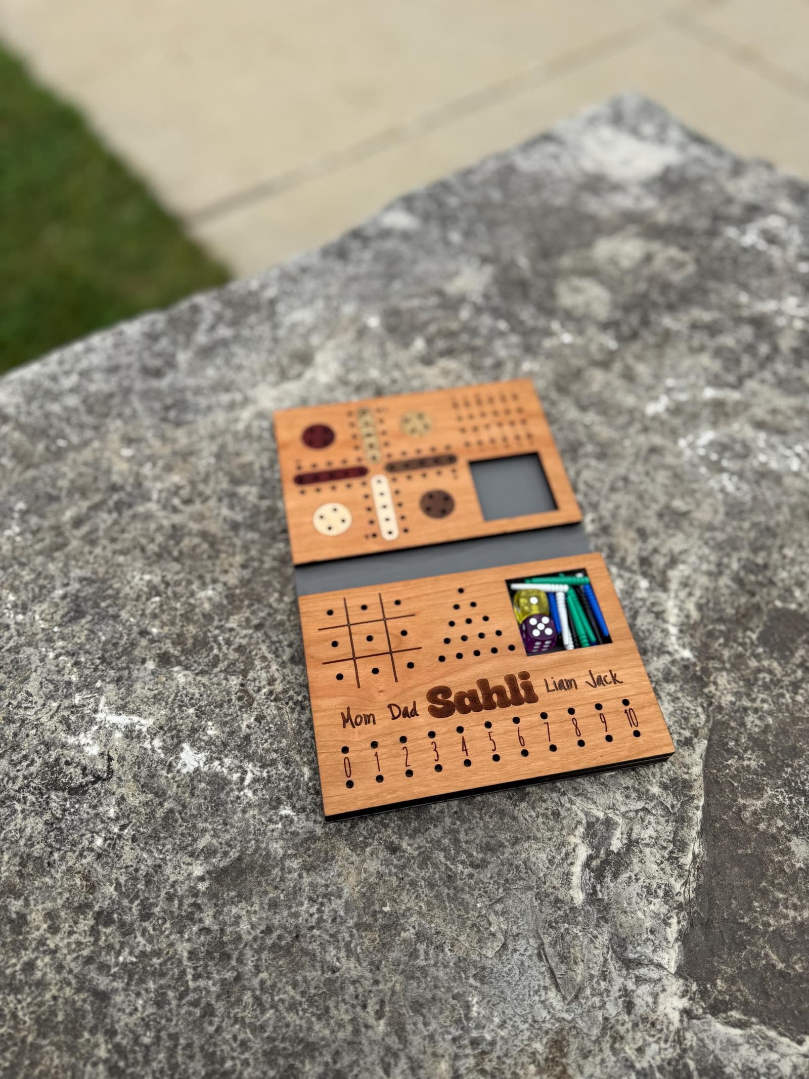 Estuche de juegos de viaje 5 en 1 personalizado, foto 4