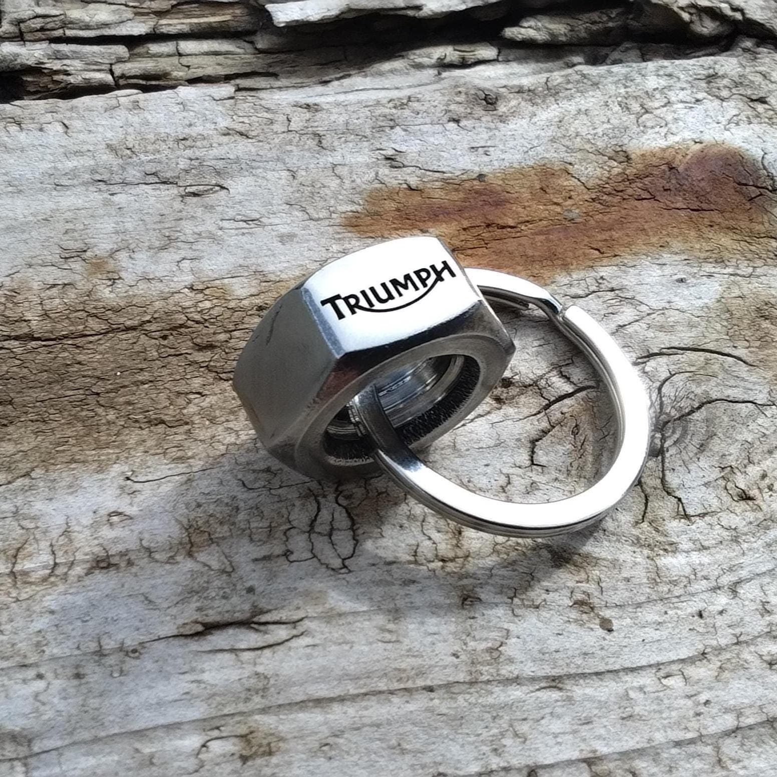 Llavero de tuerca Triumph personalizado, foto 3
