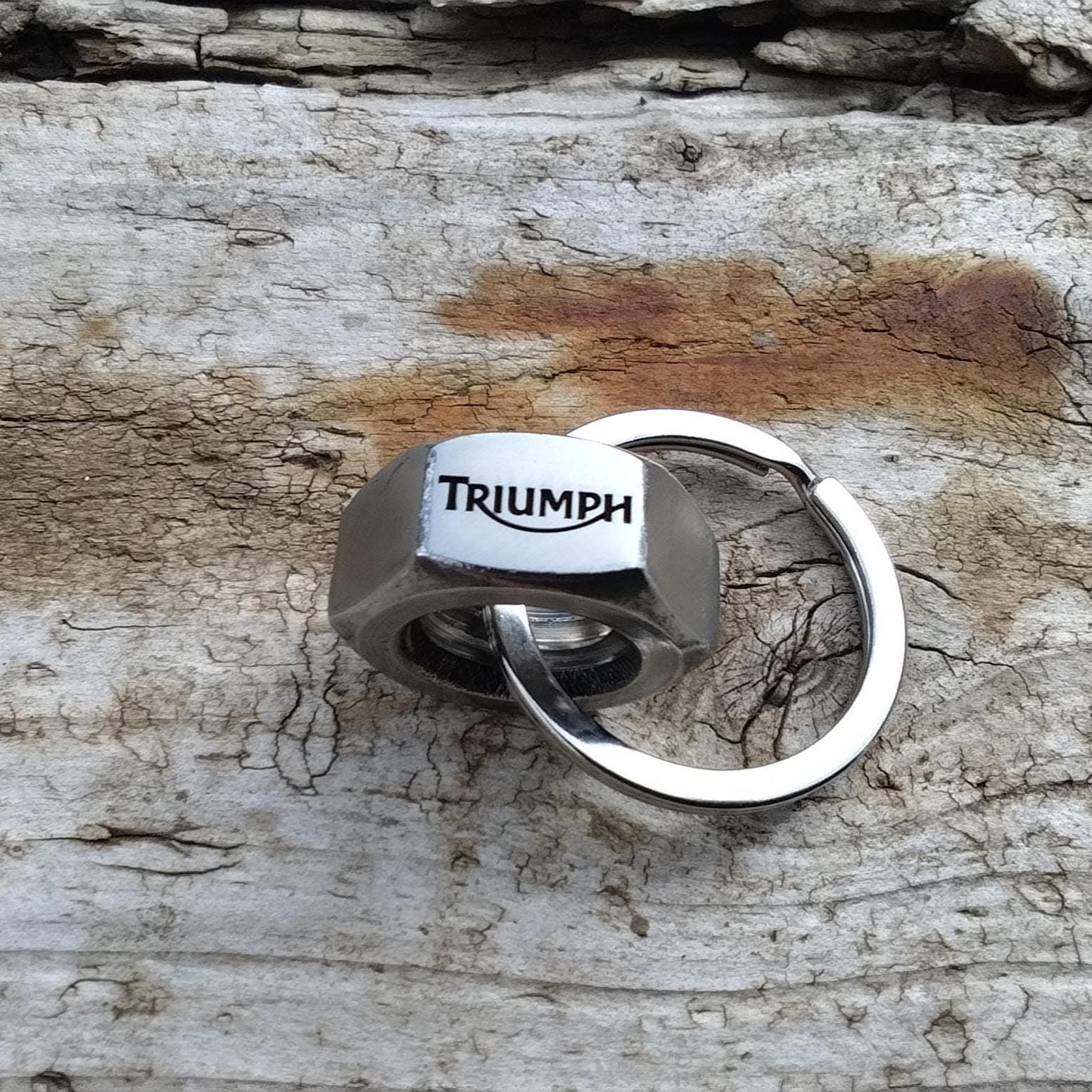 Llavero de tuerca Triumph personalizado, foto 2