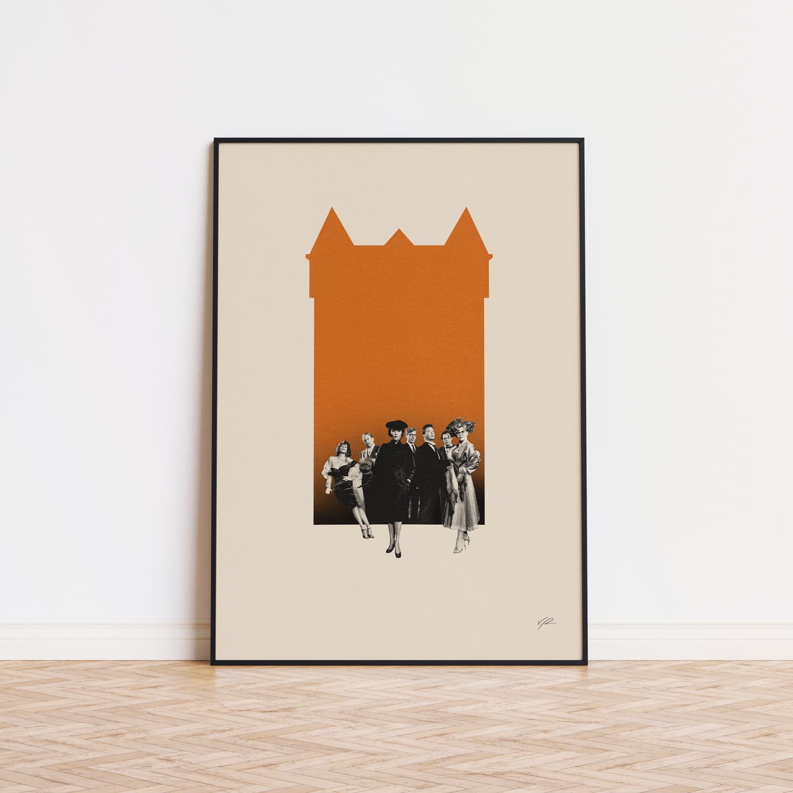 Poster minimalista de cine inspirado en Cluedo