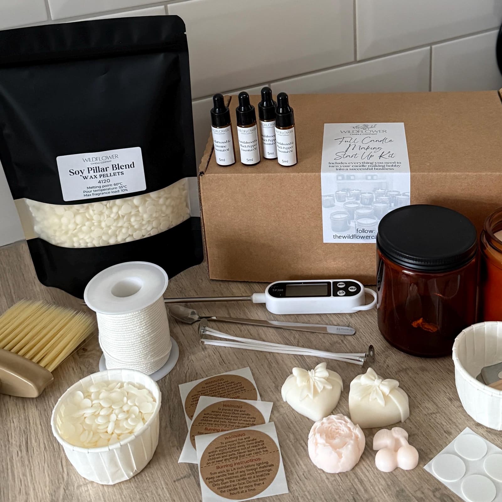 Kit de inicio para hacer velas de soja, foto 4