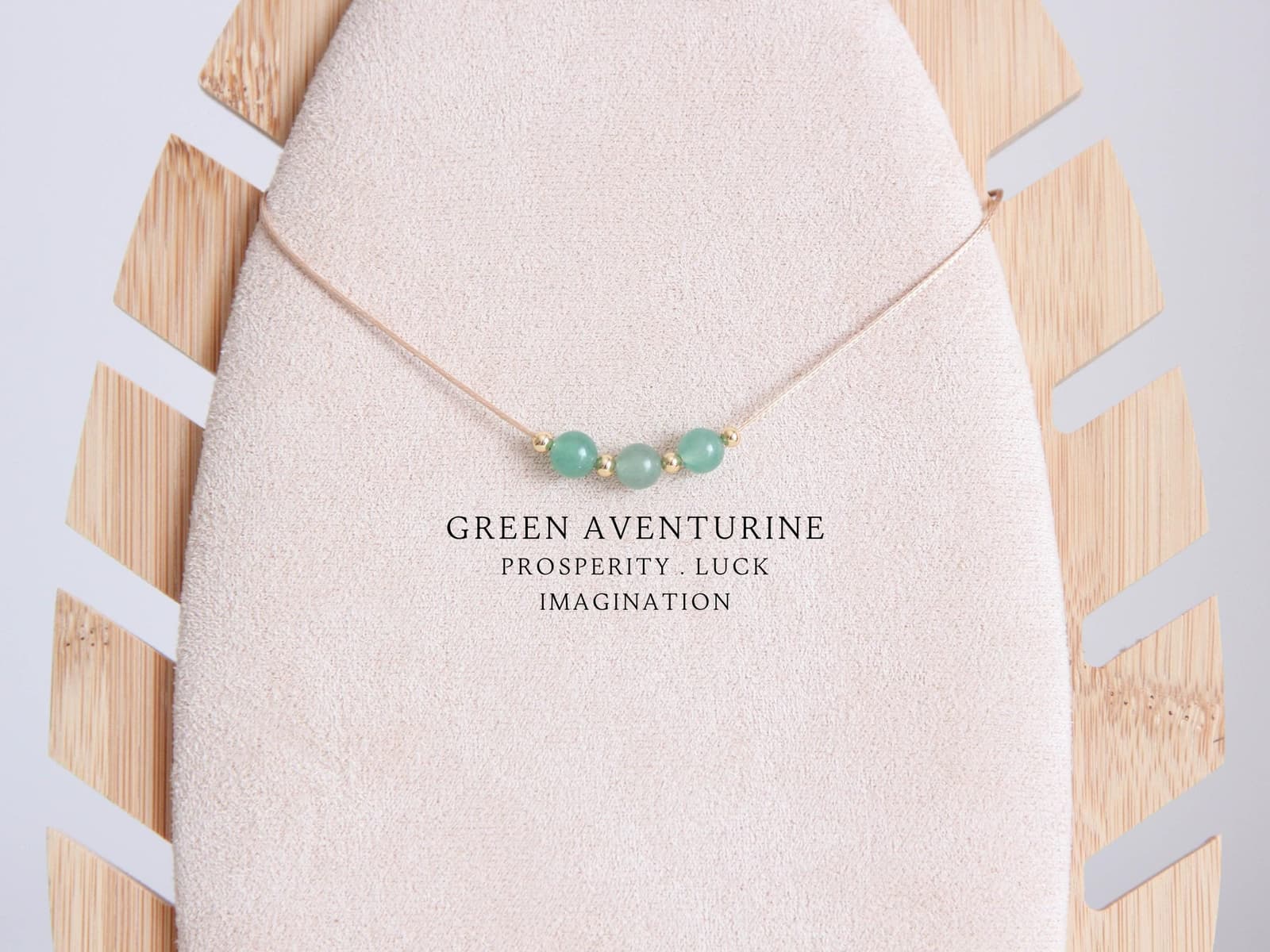 collar de aventurina verde para geminis