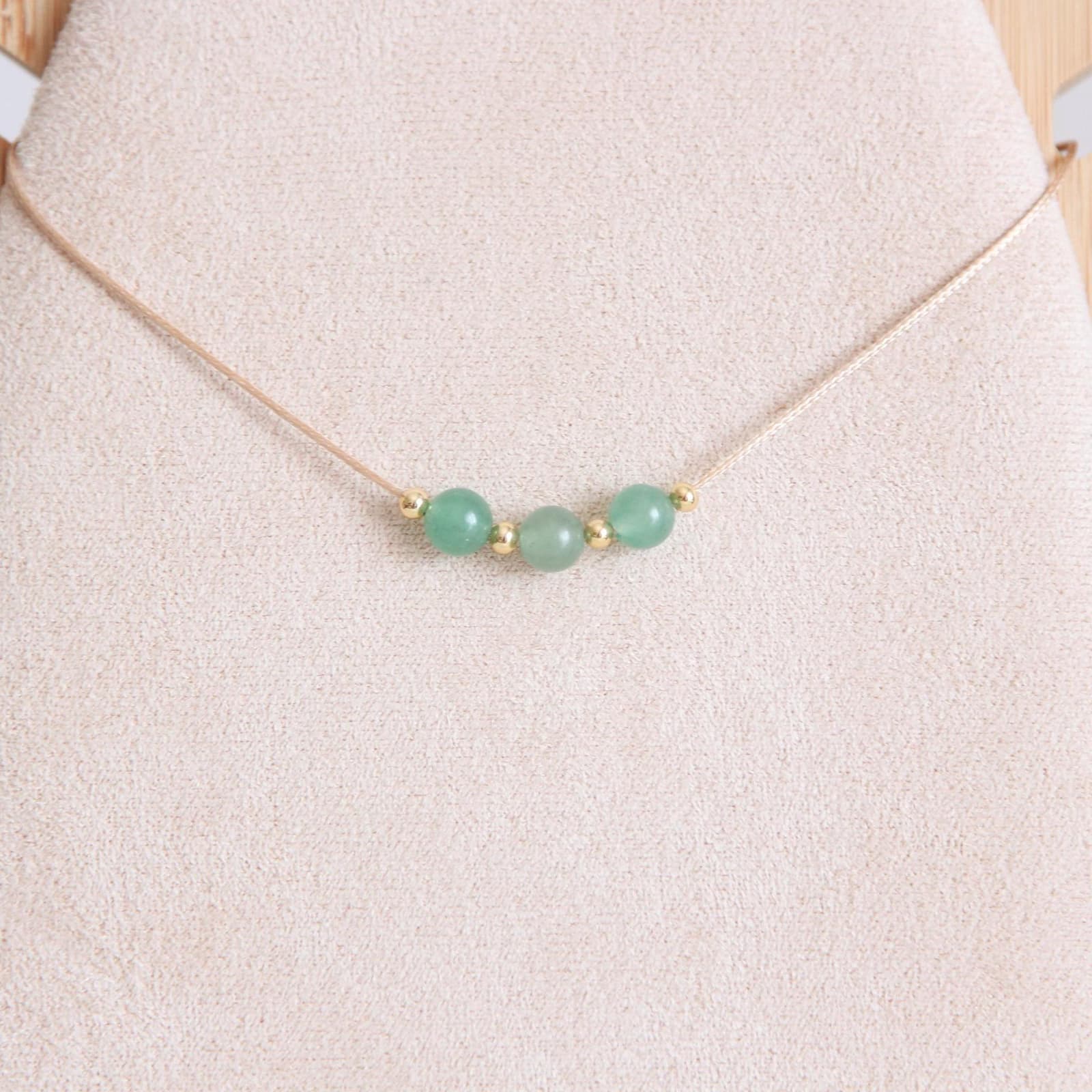 collar de aventurina verde para geminis, foto 7