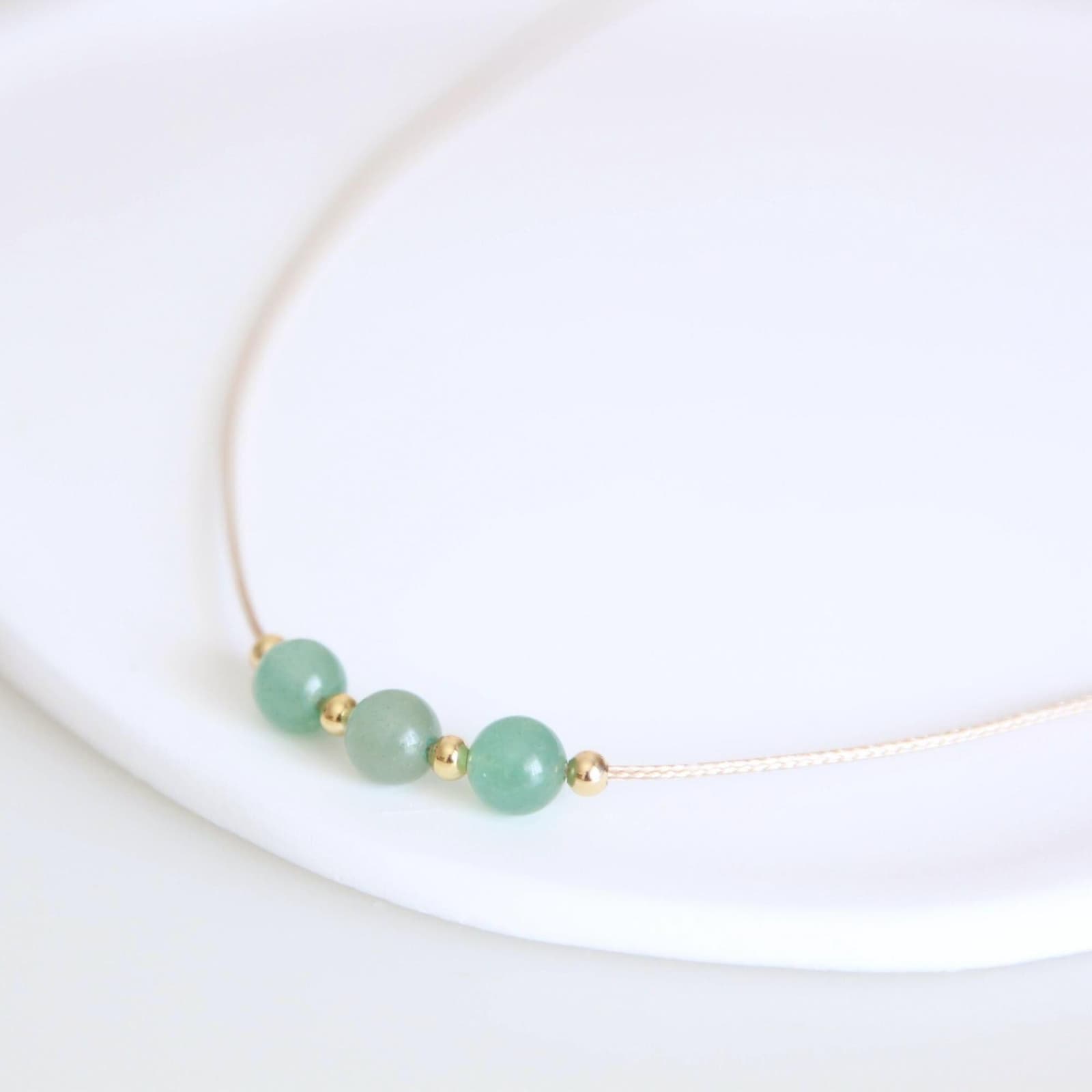 collar de aventurina verde para geminis, foto 5