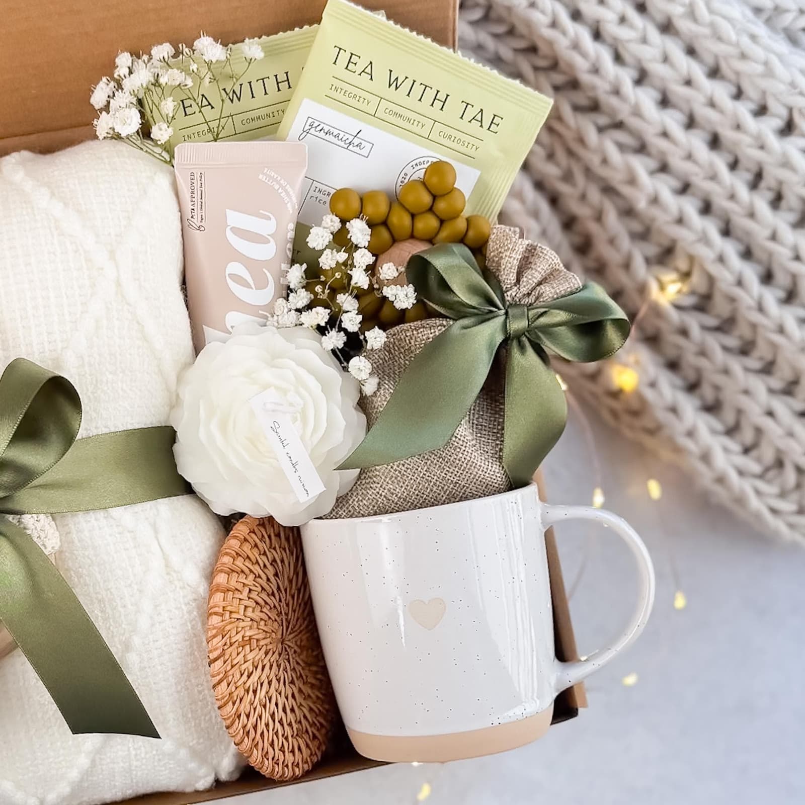 Cesta de regalo para recién nacido y mamá, foto 11