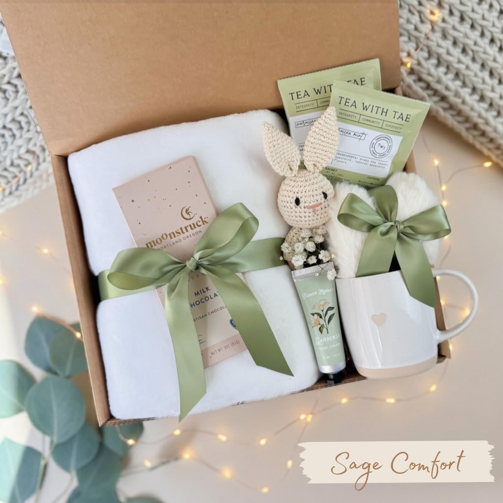 Cesta de regalo para recién nacido y mamá, foto 14