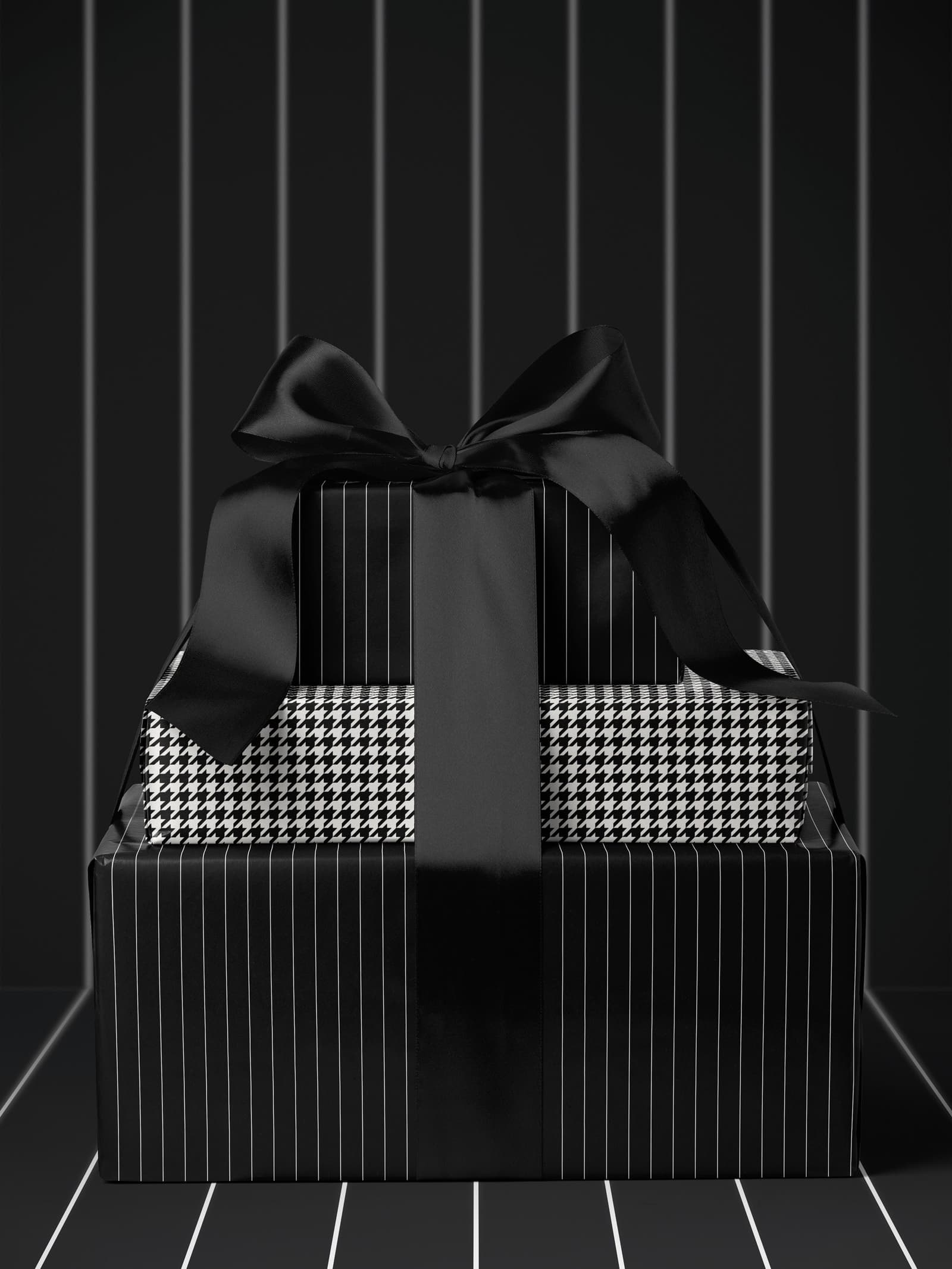 Pinstripe Wrapping Paper Wedding Gift Wrap Roll Wrapping Paper Print Gift for Boyfriend Birthday Father Day Gift Dad Son Elegant Gift Wrap