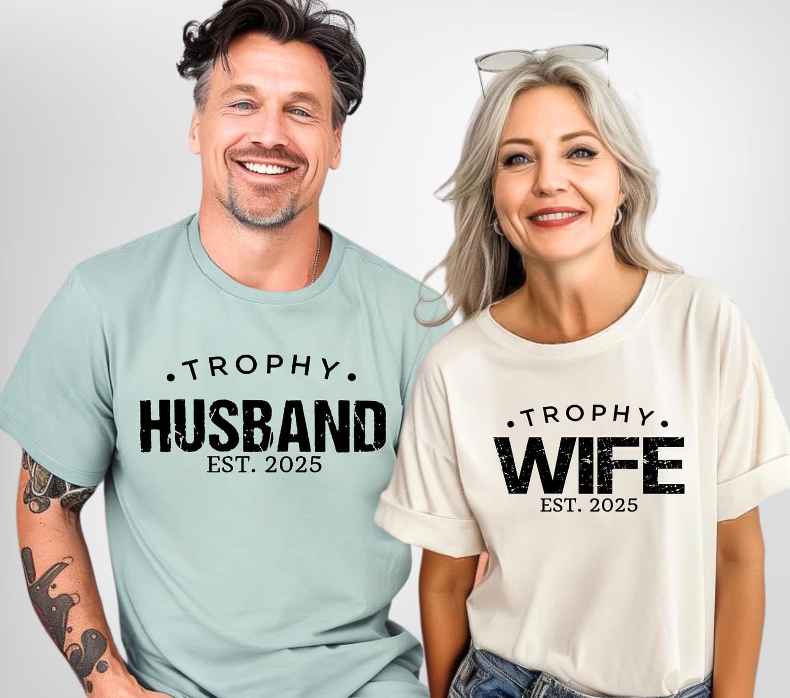 Camiseta divertida para presumir de esposa trofeo, foto 3,