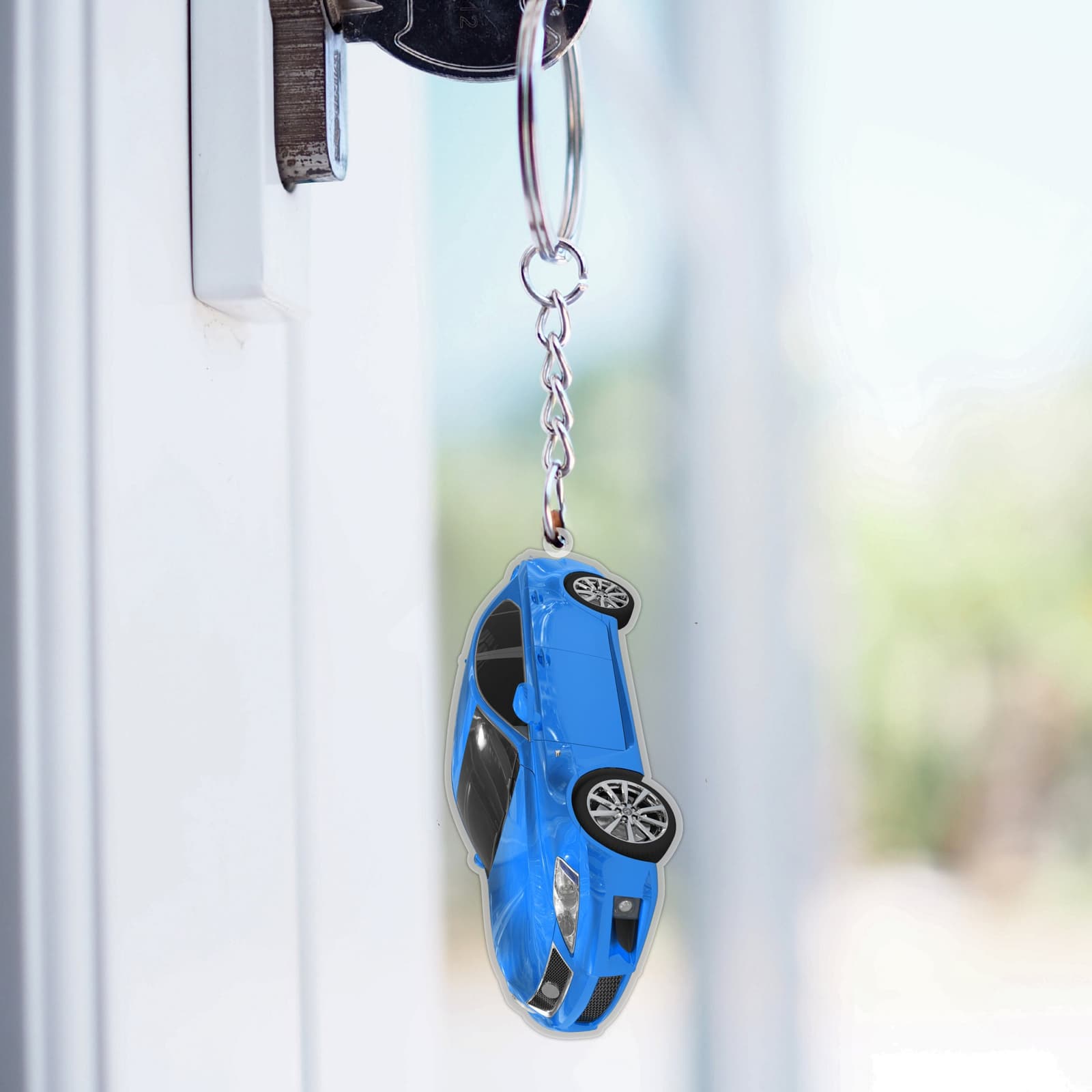 Llavero acrílico personalizado con la foto de tu coche o moto, foto 10