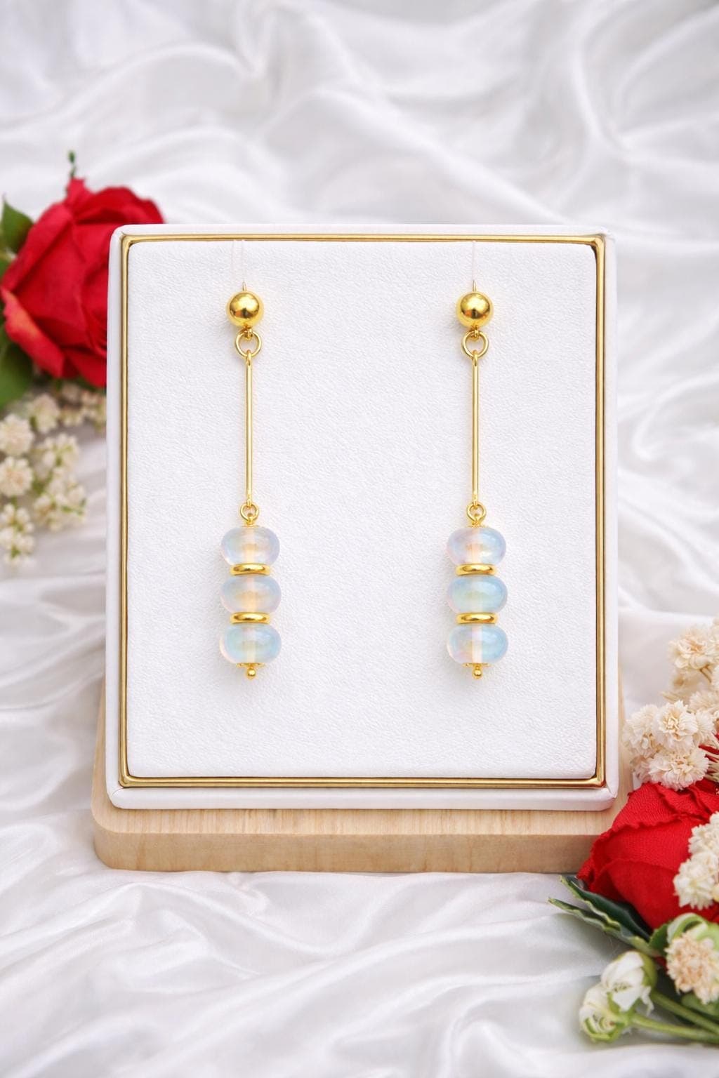 Pendientes colgantes de opalita, foto 11