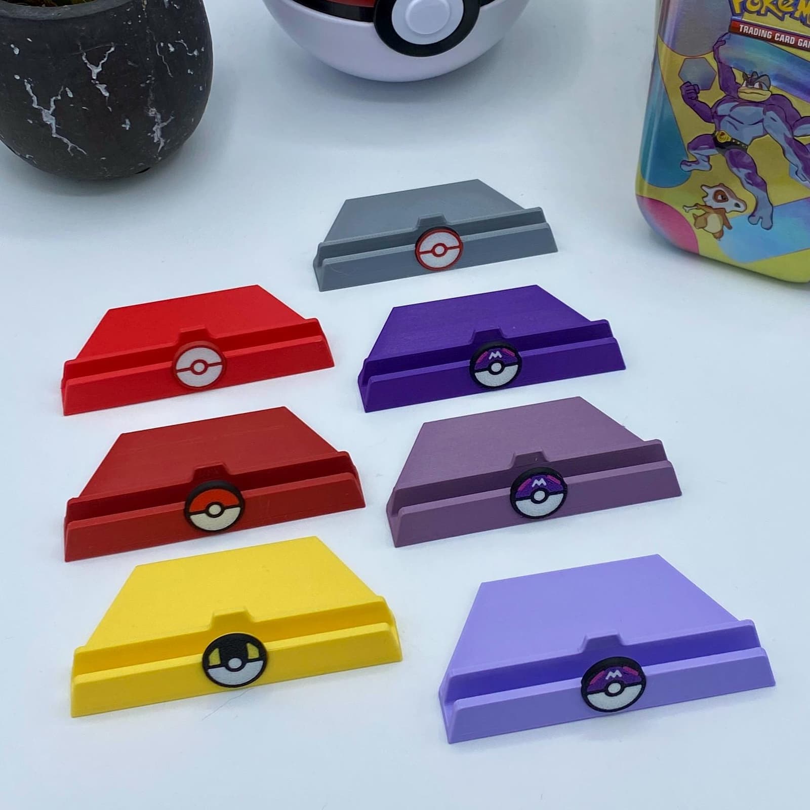 Soporte de cartas Pokémon con diseño de Pokéball, foto 8
