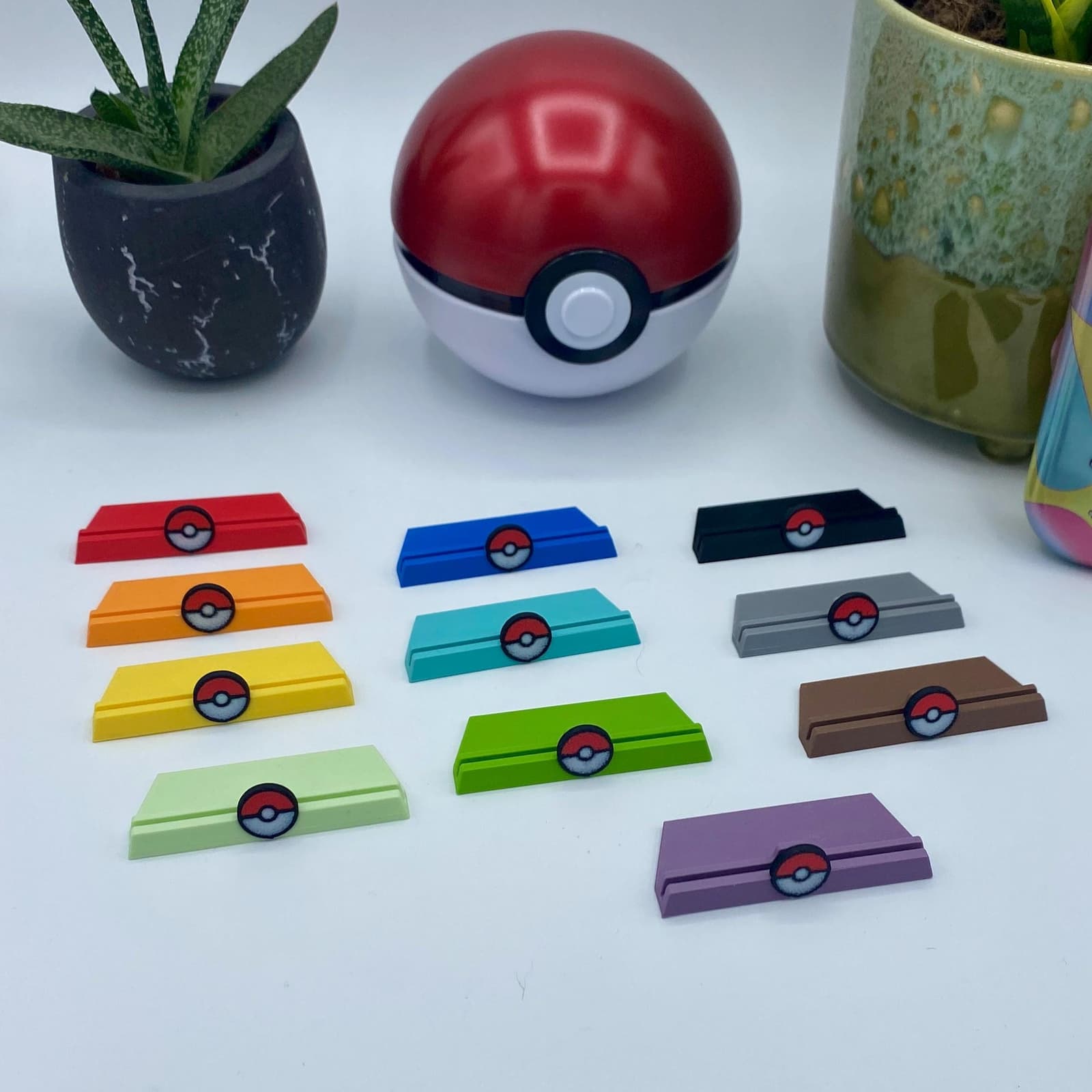 Soporte de cartas Pokémon con diseño de Pokéball, foto 7
