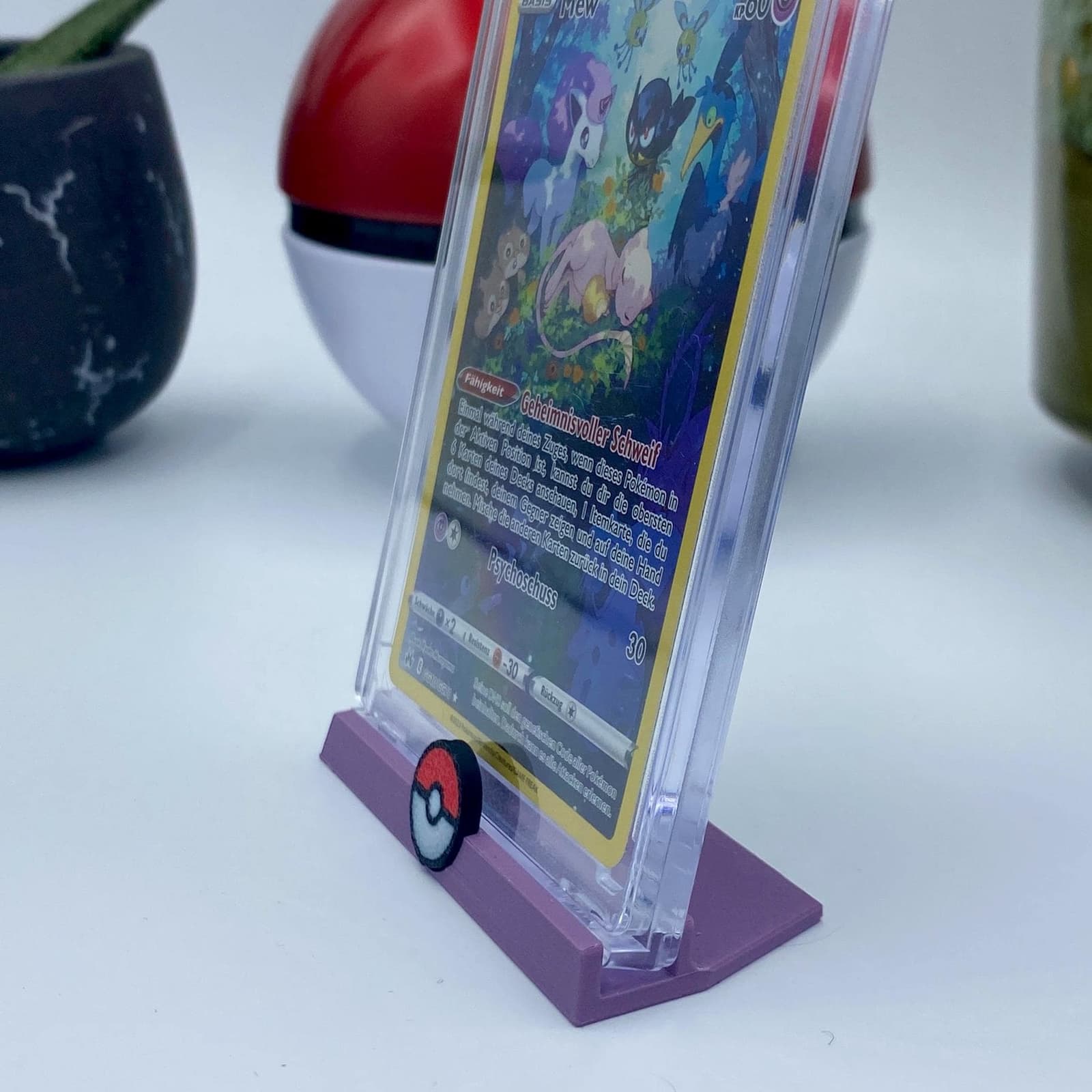 Soporte de cartas Pokémon con diseño de Pokéball, foto 5