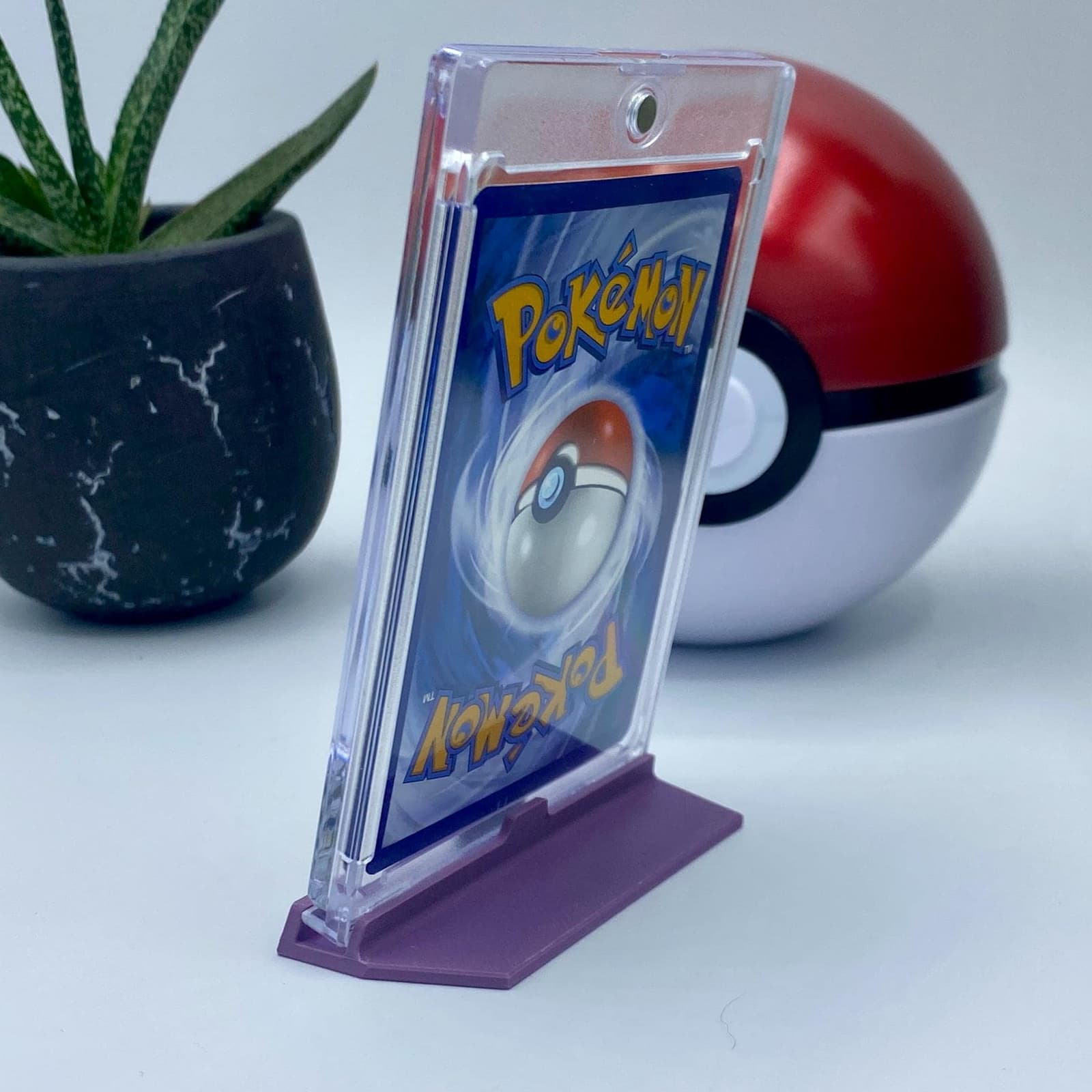 Soporte de cartas Pokémon con diseño de Pokéball, foto 3