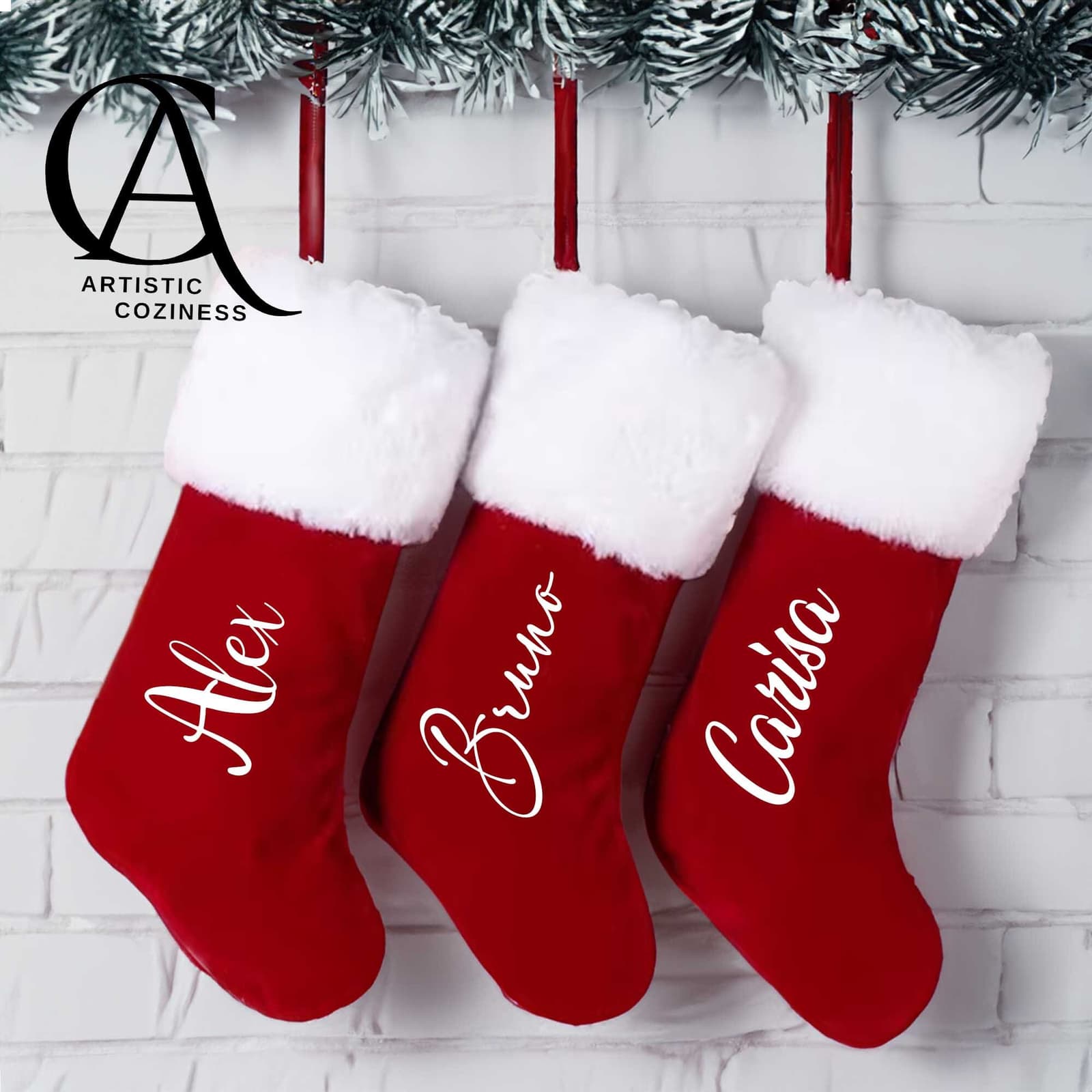 Calcetines navideños personalizados para toda la familia, foto 2