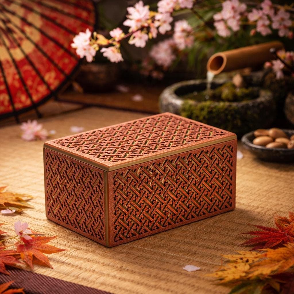 Himitsu Bako de 17 pasos con patrón Saya, de PuzzleguyStore