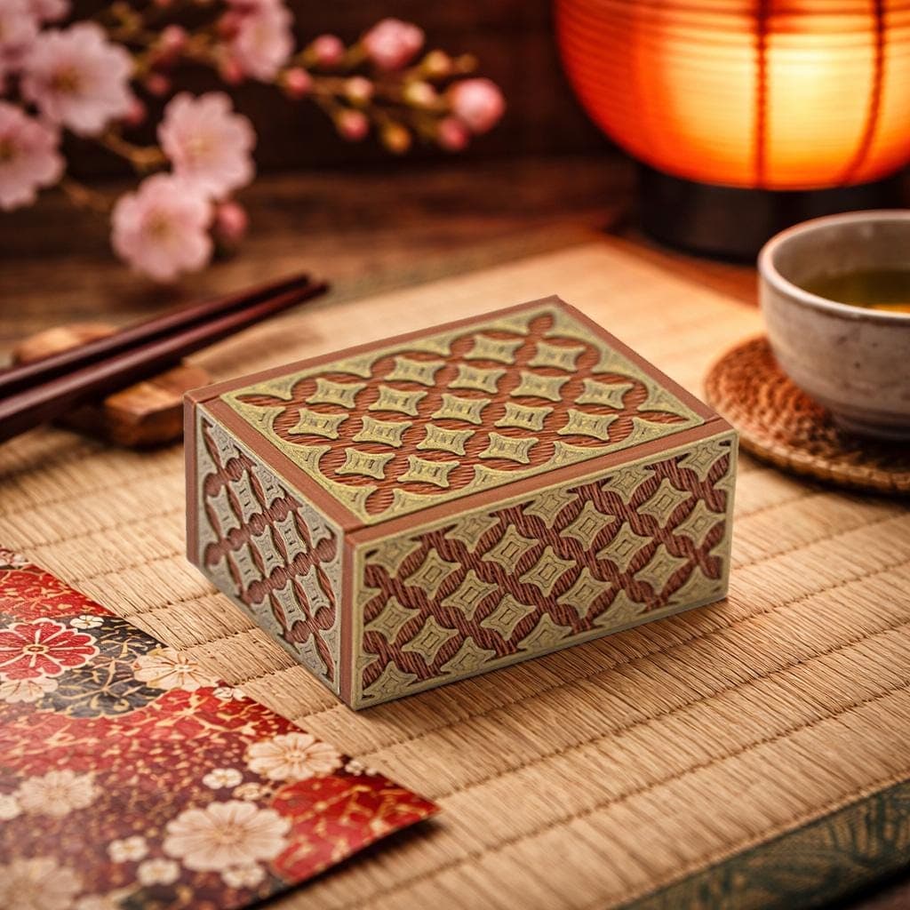 Mini puzzle box japonesa secreta