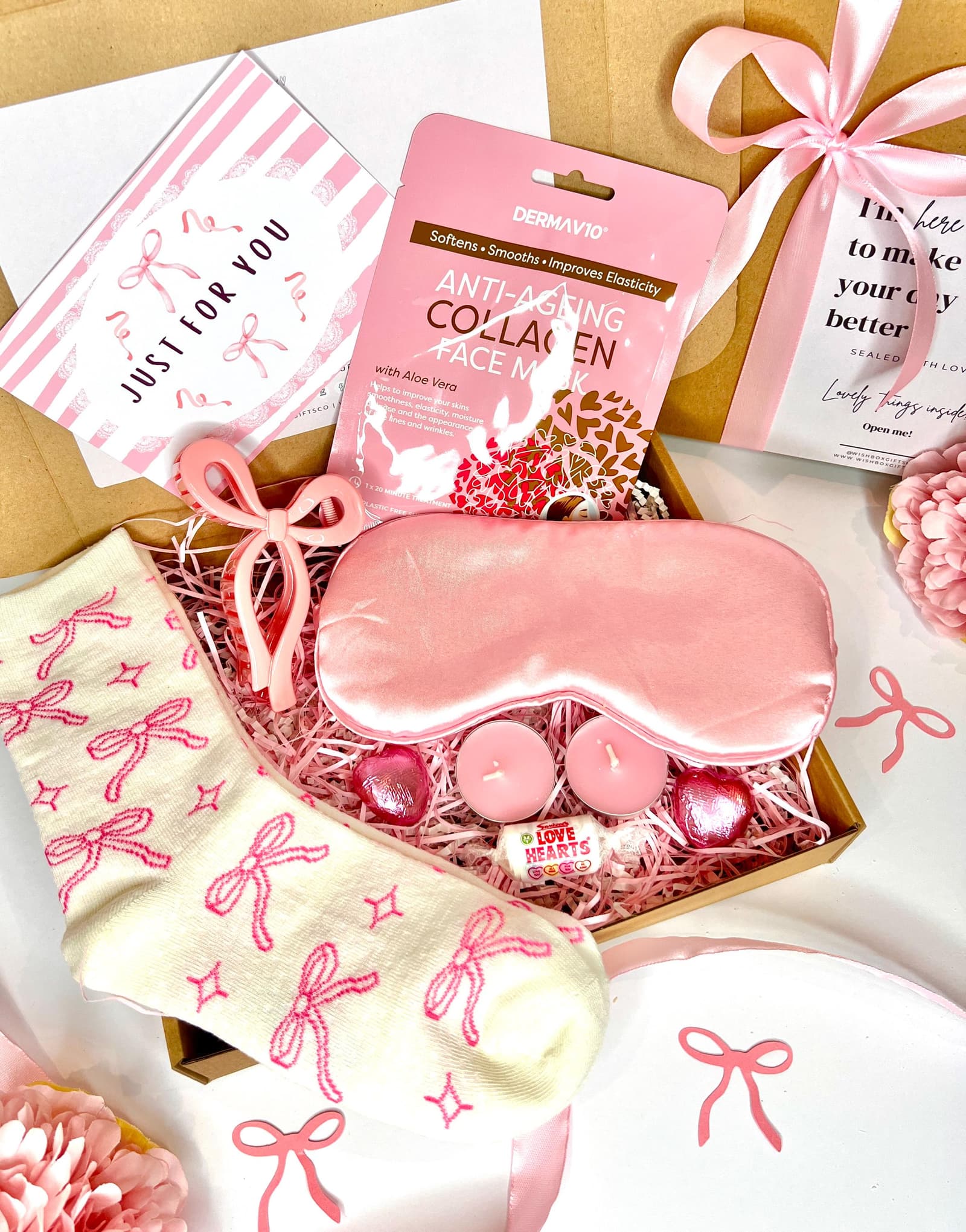Caja de regalo rosa de autocuidado, foto 5